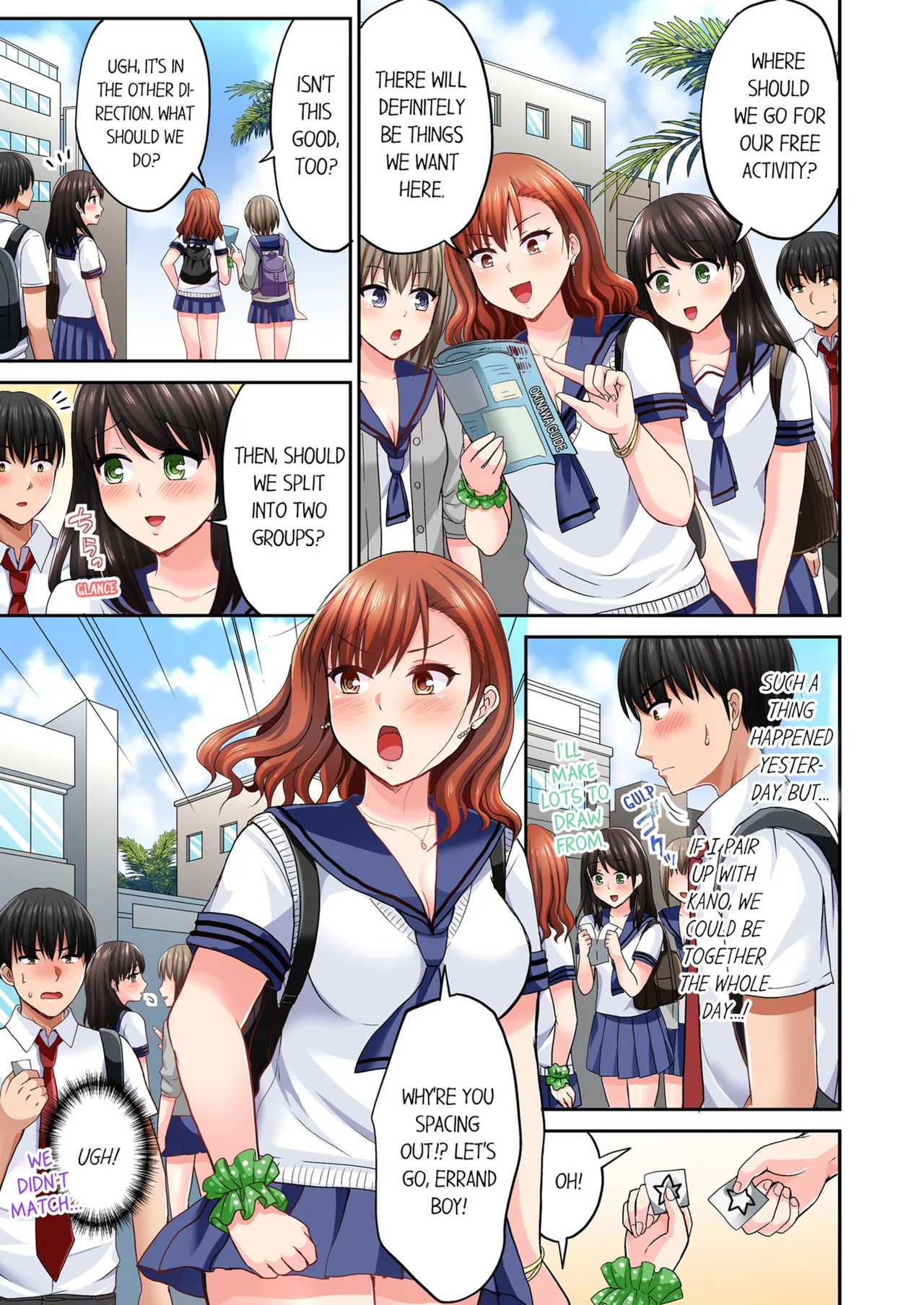 Pashiri no Shita Teku, Yabaitte... ~ Ebi Sori Iki Suru Namaiki Gyaru | Bullied Boy's Tongue Revenge Vol.1-2 page 123 - sole male full color hentai manga - read online free