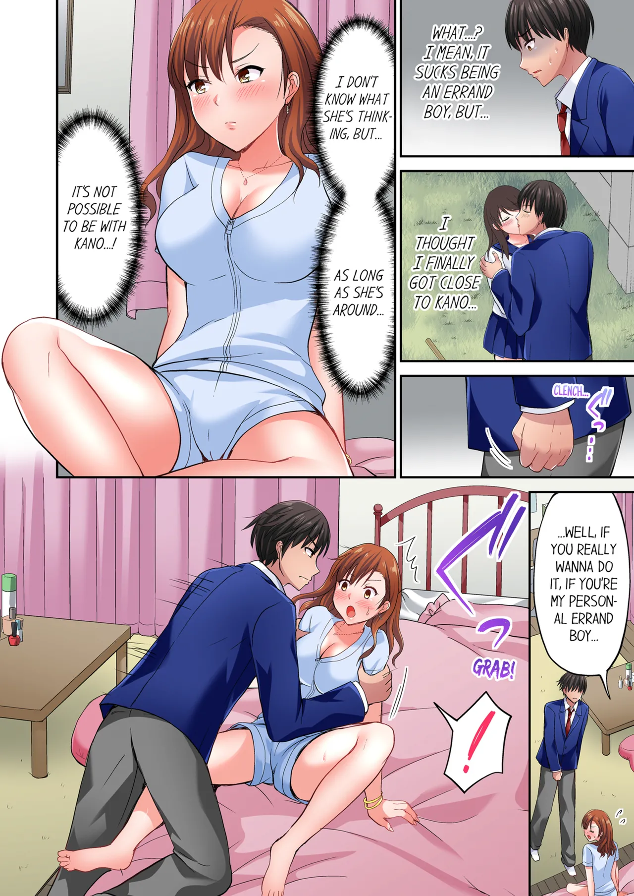 Pashiri no Shita Teku, Yabaitte... ~ Ebi Sori Iki Suru Namaiki Gyaru | Bullied Boy's Tongue Revenge Vol.1-2 page 61 - sole male full color hentai manga - read online free