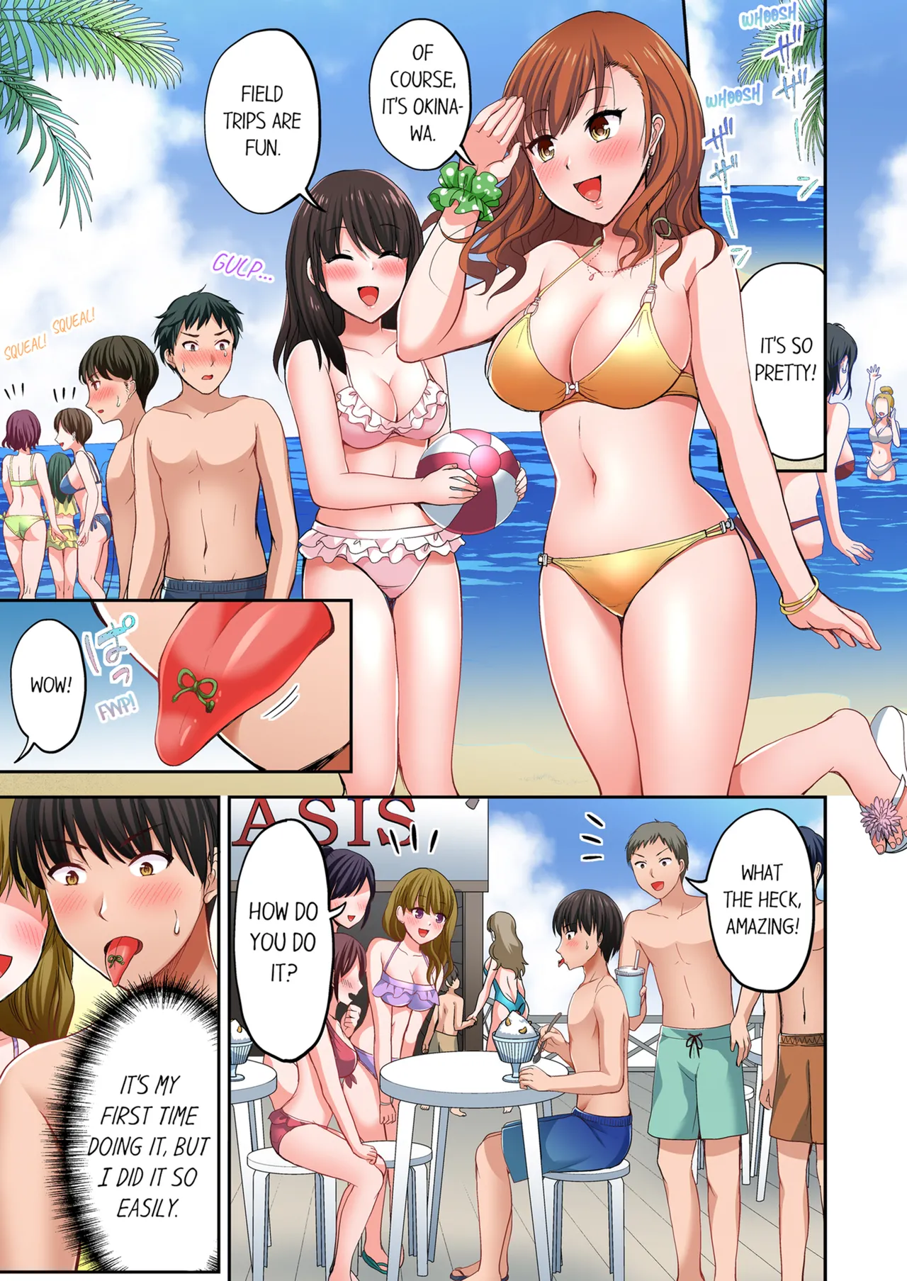 Pashiri no Shita Teku, Yabaitte... ~ Ebi Sori Iki Suru Namaiki Gyaru | Bullied Boy's Tongue Revenge Vol.1-2 page 75 - kissing virginity hentai manga - read online free