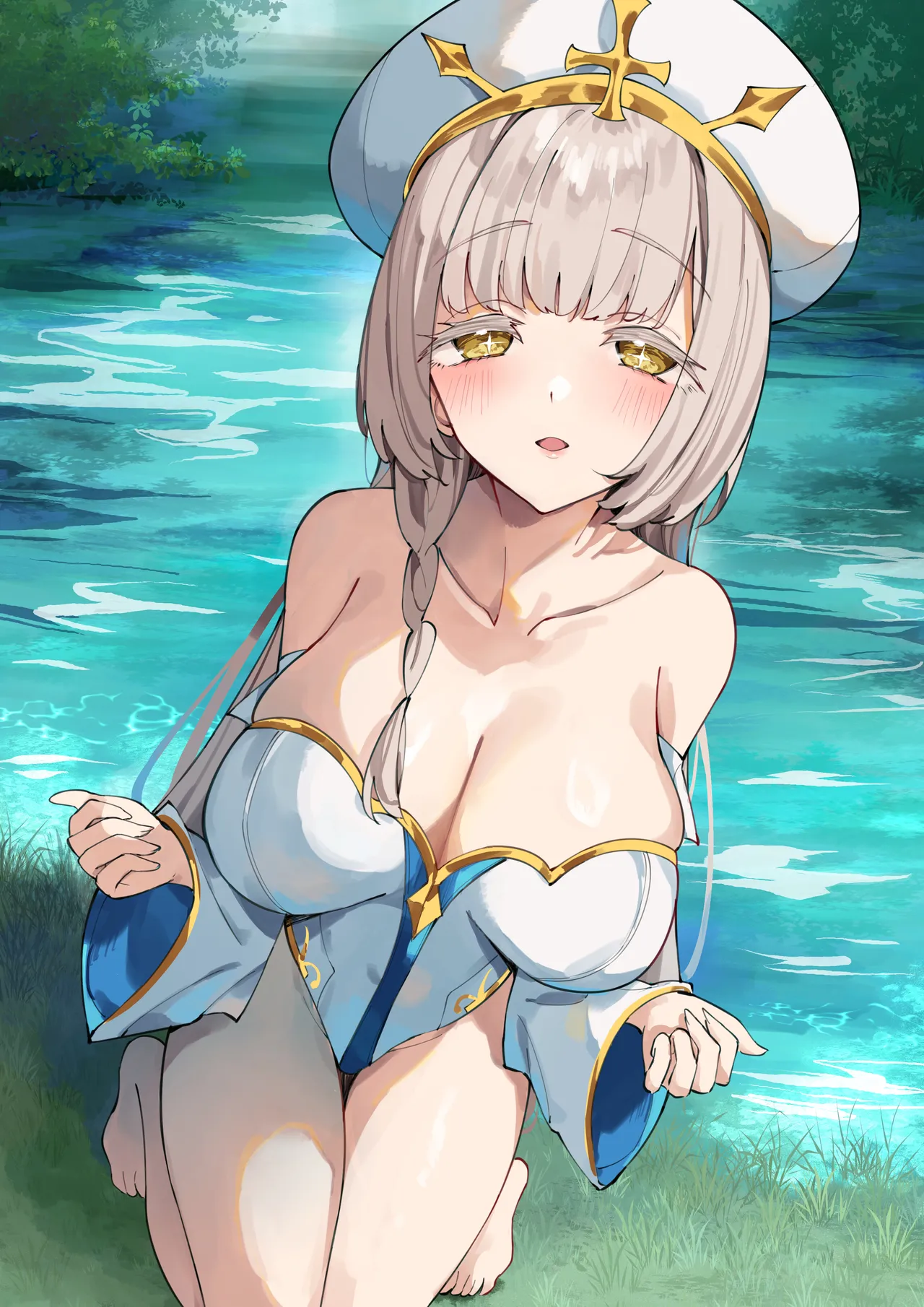 [Unahouse (Unacchi)] Mint-san wa Amaama Koubi shitai. ~Kyonyuu Healer no Onee-san ga Mechakucha Sasotte kuru Hanashi~ | 明塔姐姐想要和战士弟弟甜甜蜜蜜地做爱~被巨乳治愈师姐姐超猛烈的攻势所诱惑~ [Chinese] [白杨汉化组] [Digital] page 80 original parody - sole female sole male hentai manga - read online free