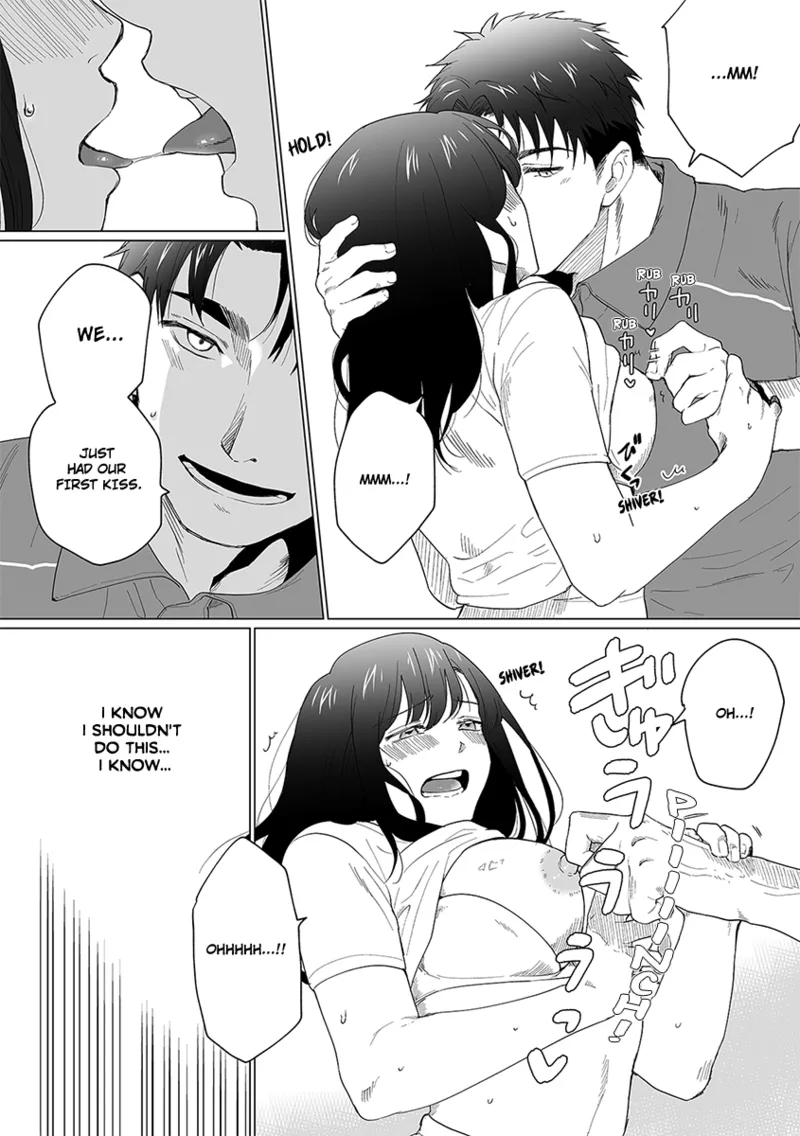 [Matsukawa Kiiro] Oku-san, Nimotsu ga Todoiteimasu. ~Takuhai Danshi ni Semarareru Hitozuma~ 1 | Ma'am, You Have a Package! The Housewife Who's Seduced by the Delivery Man 1 [English] page 12 - milf kissing hentai manga - read online free