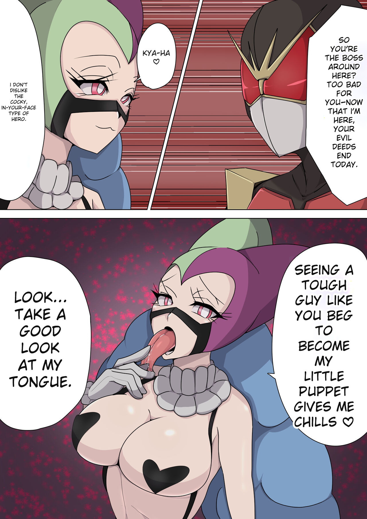 _Aku_no_Onna_Kanbu_Yuuwaku_Pierrot_Lily_Pom_no_Wana page 17 original parody - full color gloves hentai manga - read online free