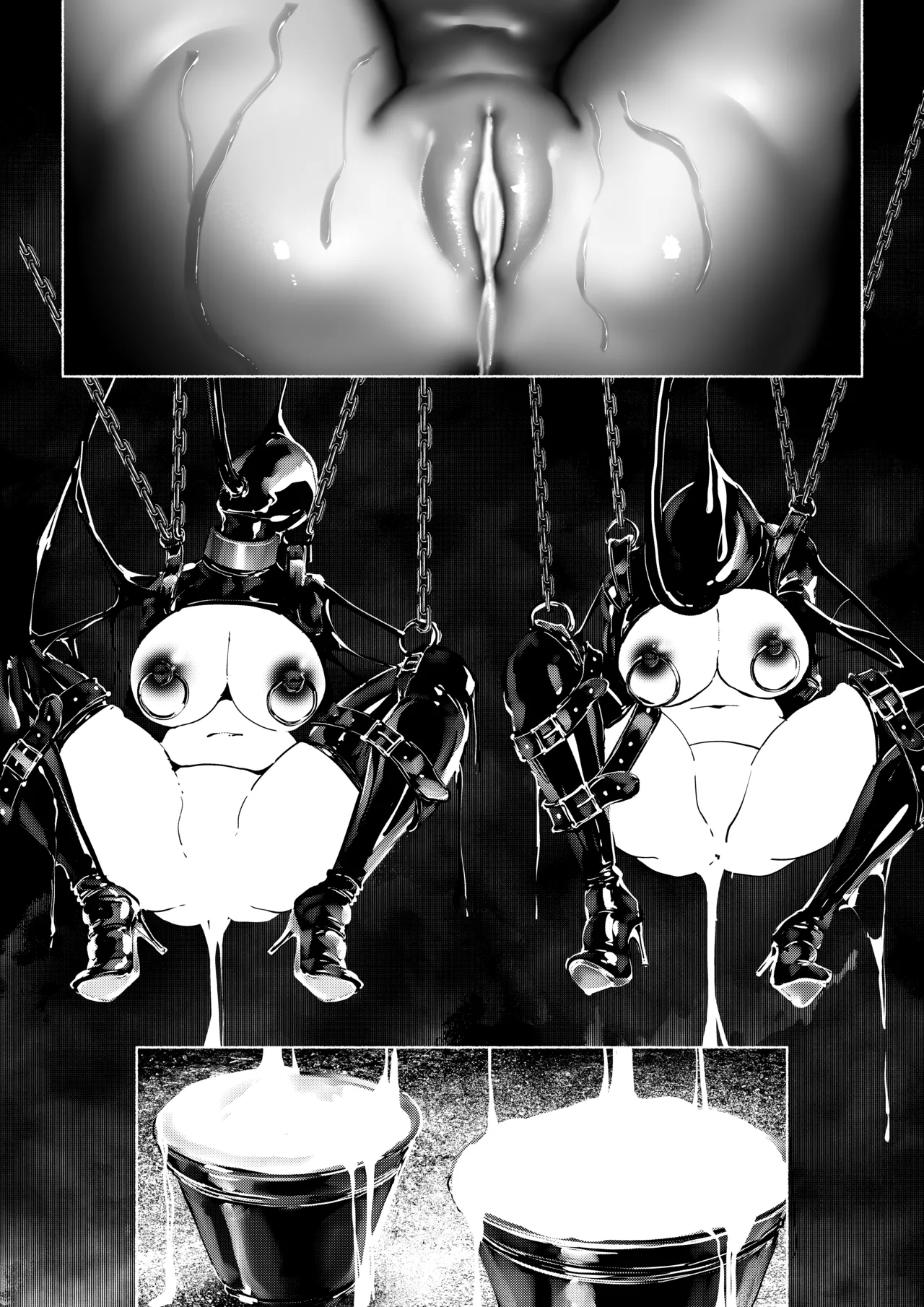 Akuma no Choukyou | Demonic Training page 277 original parody - full censorship gloves hentai manga - read online free