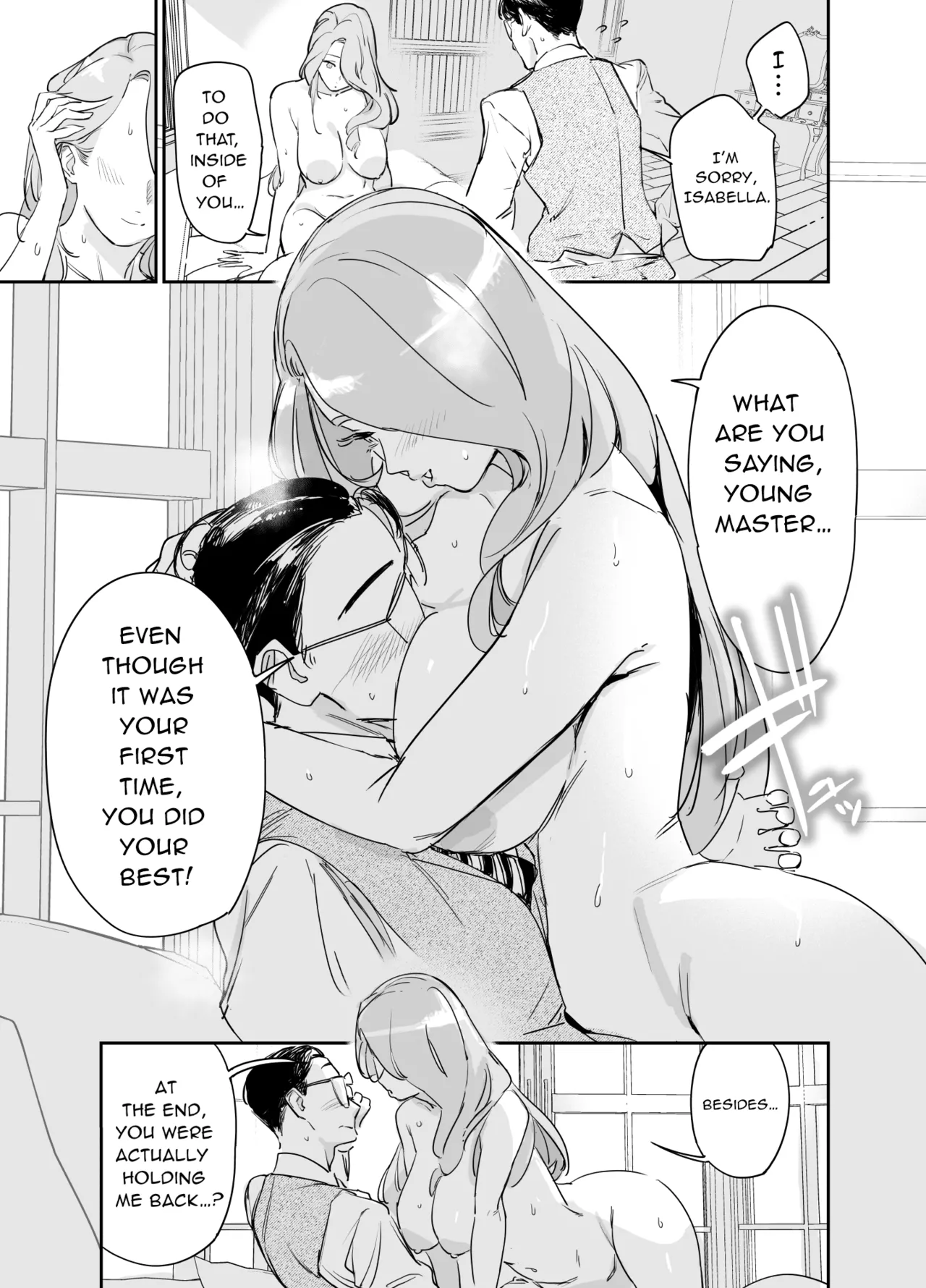 [F no Kottoubako (Onizuka Frill)] Boku no Nurse Maid Isabella no Fudeoroshi ~Ochichi ga Goshomou nara Tanezuke kudasaimashi~ | My Nursemaid Isabella's First Time ~ If You Desire, Please Impregnate Me ~ [English] page 39 original parody - maid business suit hentai manga - read online free