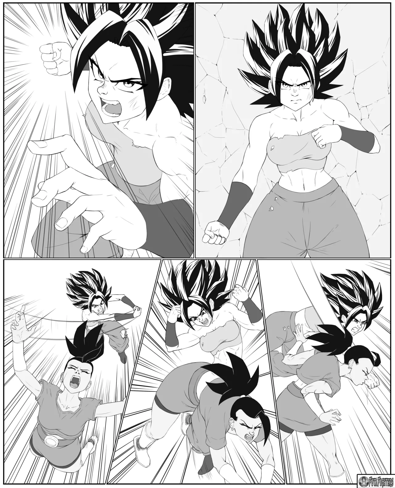 Caulifla vs Kale FutaFighters ongoing - Page 25
