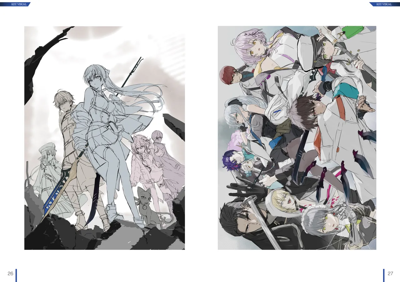 [Nameless] DeepOne -Ryoukai Shinpan- Artworks Setting Materials page 14 - artbook hentai manga - read online free