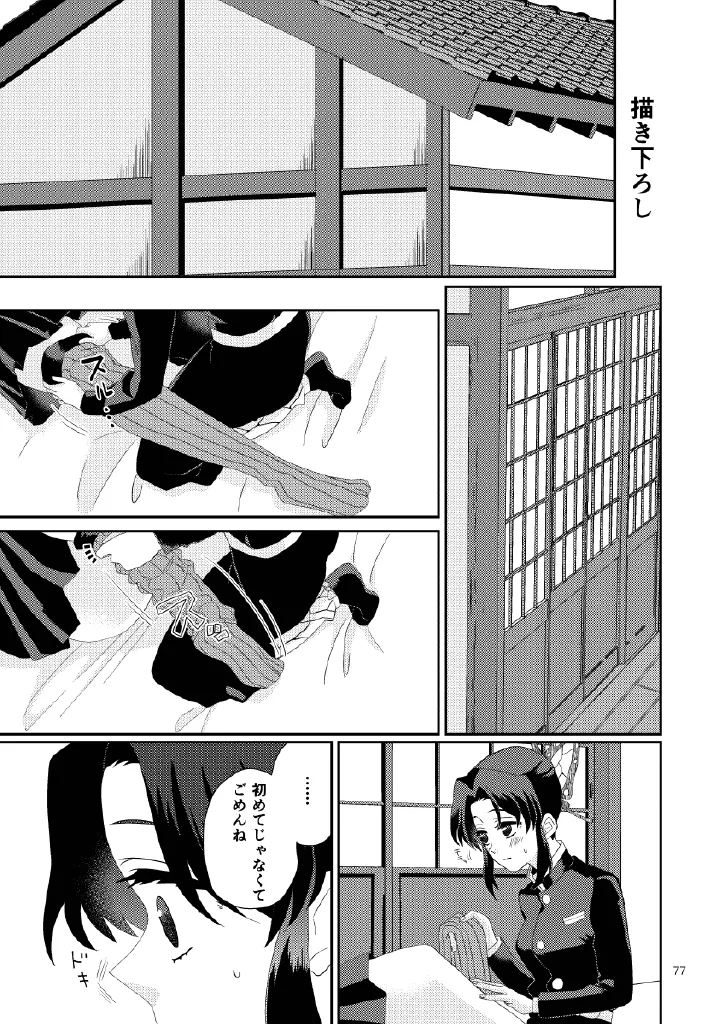 Web Reprint Collection 1 page 77 featuring shinobu kochou kimetsu no yaiba parody - futanari fingering hentai manga - read online free