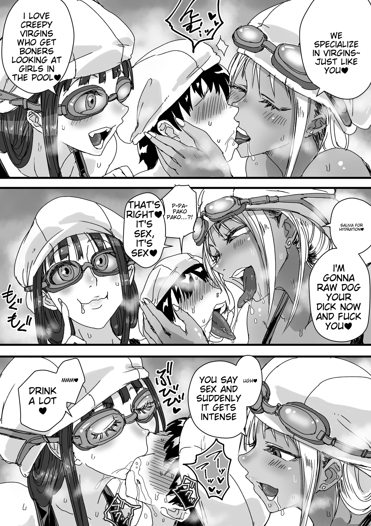 School Swimsuit Bitch! Deflowering a Virgin in the Pool Equipment Room page 10 original parody - sole male nakadashi hentai manga - read online free
