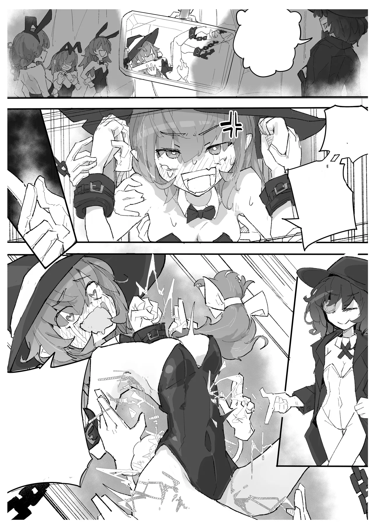 Majo to Kusuguri Majutsu Show page 12 original parody - bondage tickling hentai manga - read online free