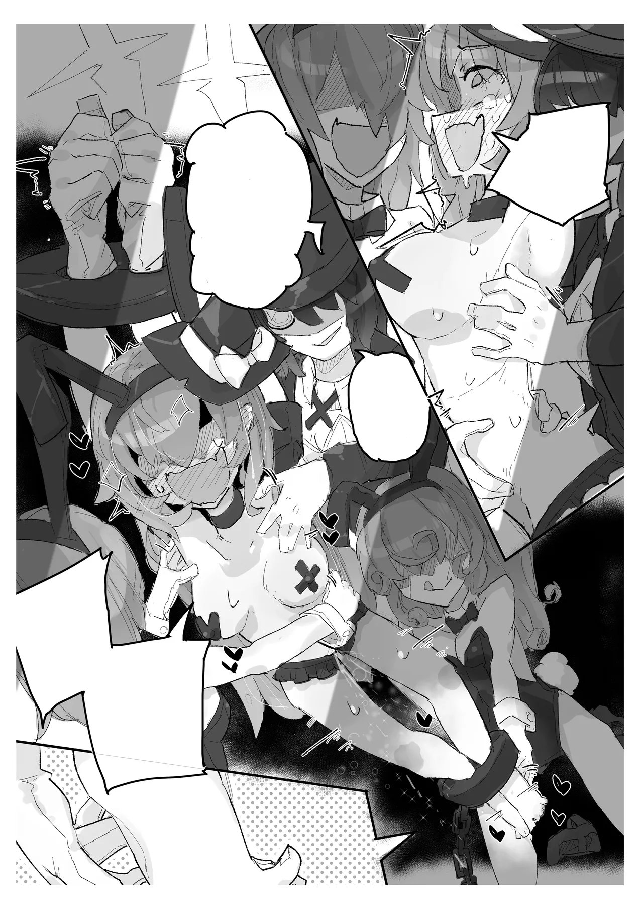 Majo to Kusuguri Majutsu Show page 24 original parody - bunny girl bondage hentai manga - read online free