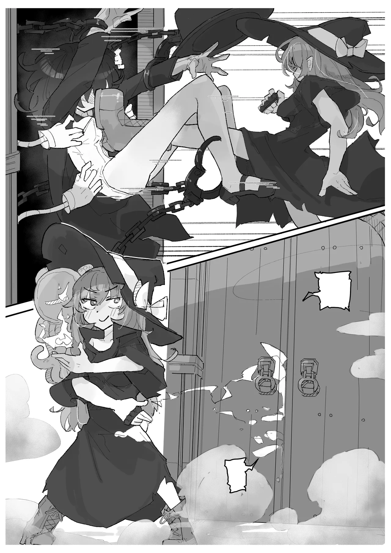 Majo to Kusuguri Majutsu Show page 44 original parody - bunny girl bondage hentai manga - read online free