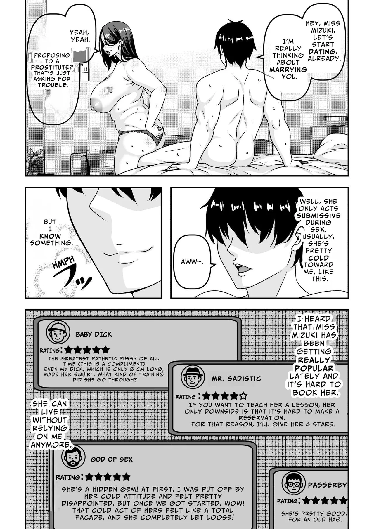 [Waribashi Kouka] Ore ga Seigou na no o Shirazu ni Tsuki Ichi Man de Yarihoudai no Subscription Keiyaku o Musun de shimatta Funinki Fuuzokujou Oba-san | Unpopular Prostitute Signs An All-I-Can-Fuck Monthly Subscription Not Knowing I'm A Total Horndog [English] [Reforged] page 53 original parody - squirting milf hentai manga - read online free