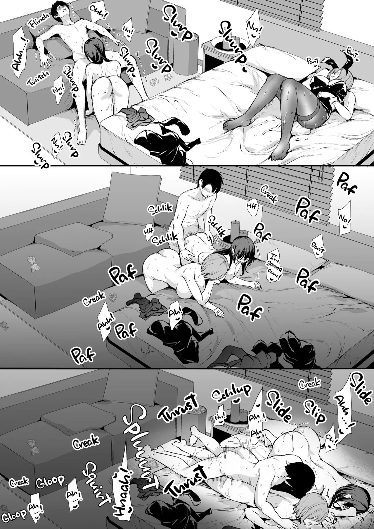 Kyonyuu Ga Futariinai To Bokkishinai Otto No Tame Ni Tomodachi O Tsuretekita Tsuma Chapter 1-3 page 190 - business suit sweating hentai manga - read online free