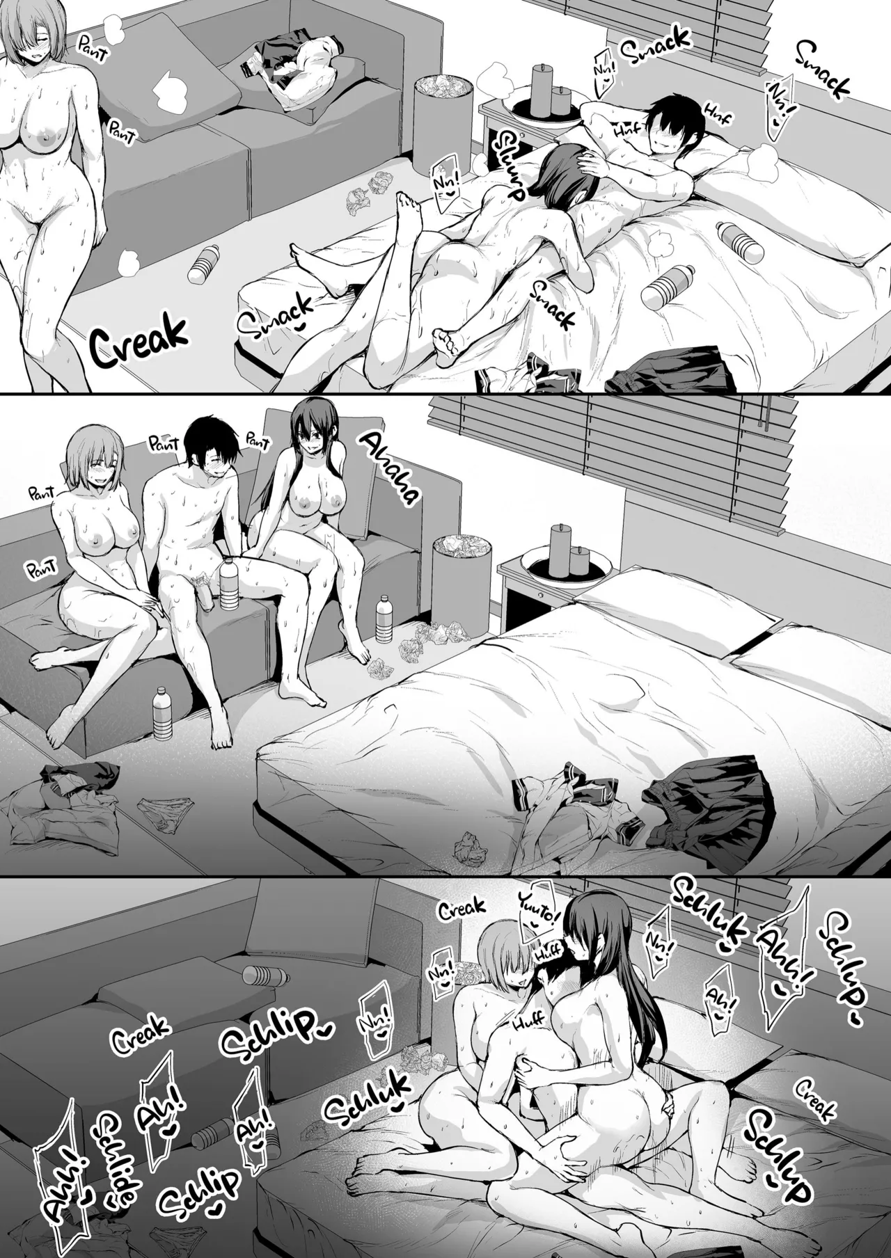 Kyonyuu Ga Futariinai To Bokkishinai Otto No Tame Ni Tomodachi O Tsuretekita Tsuma Chapter 1-3 page 192 - sole male paizuri hentai manga - read online free