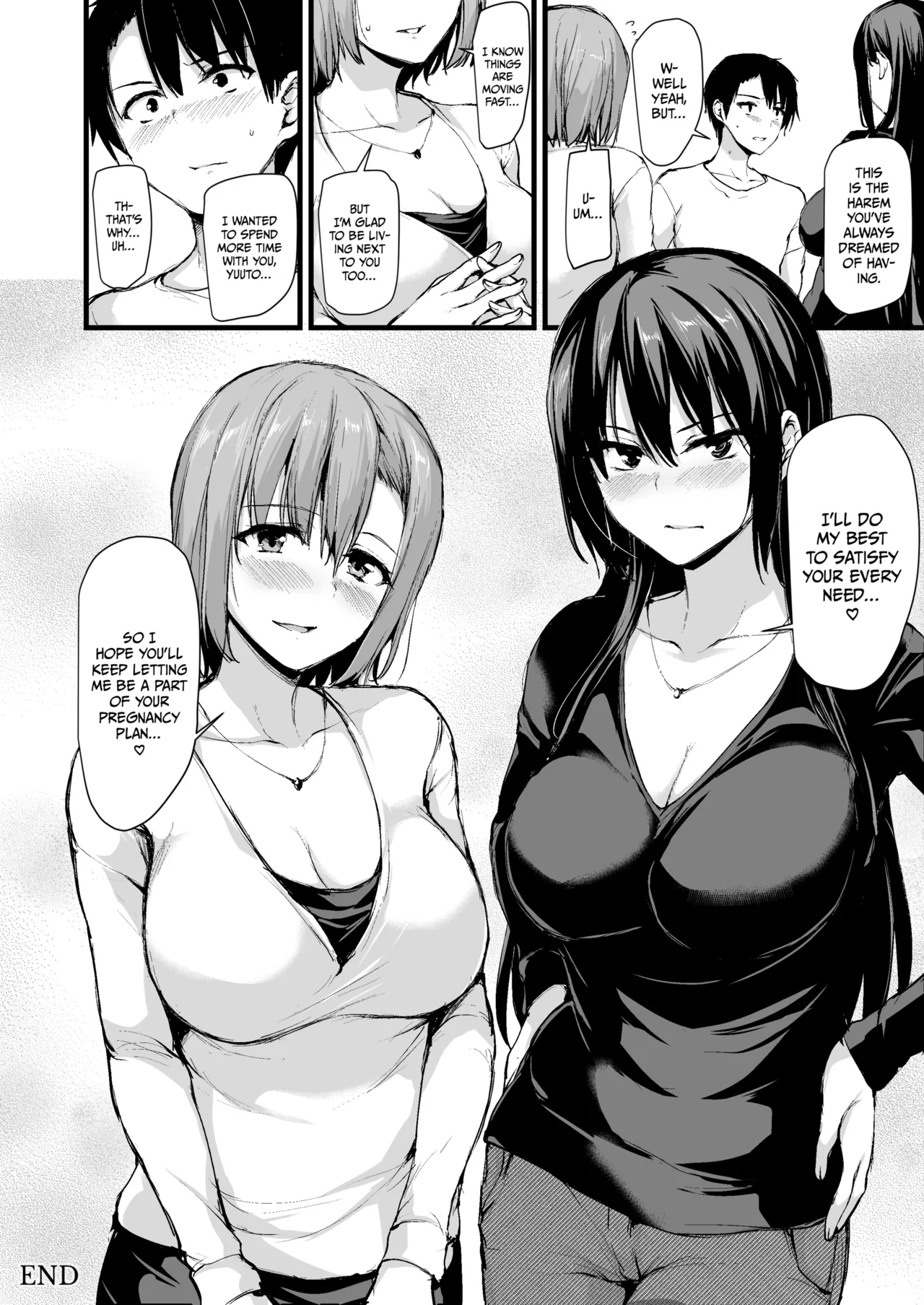 Kyonyuu Ga Futariinai To Bokkishinai Otto No Tame Ni Tomodachi O Tsuretekita Tsuma Chapter 1-3 page 55 - business suit sweating hentai manga - read online free
