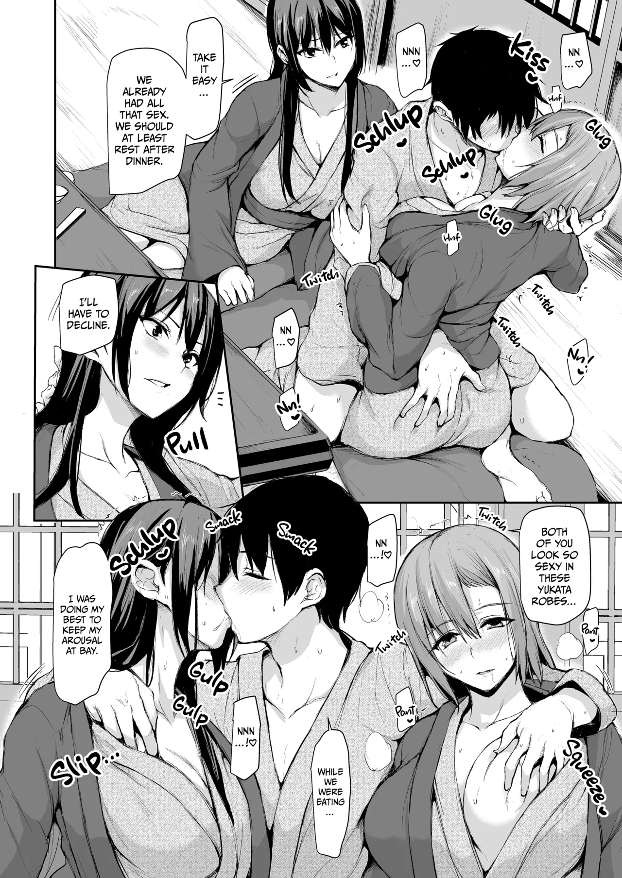 Kyonyuu Ga Futariinai To Bokkishinai Otto No Tame Ni Tomodachi O Tsuretekita Tsuma Chapter 1-3 page 96 - sole male paizuri hentai manga - read online free