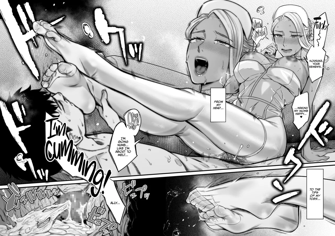 [YAGEN Nankotsu (Inukami Inoji)] Ally-san wa Doko Demo Ikitai!! Bangai-hen - Ally's Super Trip!! Extra Black or White [English] [CulturedCommissions] [Digital] page 63 original parody - nurse nakadashi hentai manga - read online free