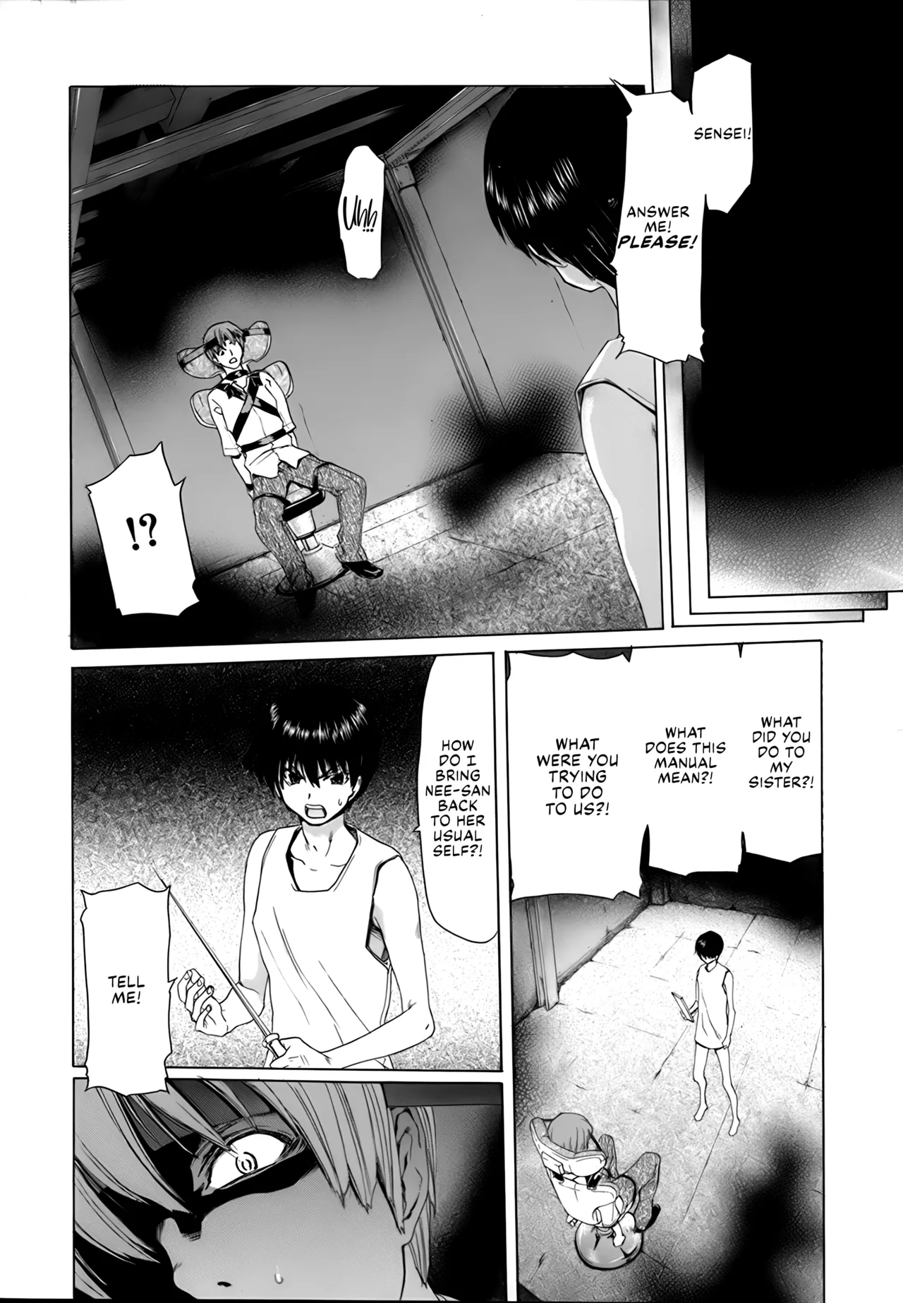 Rakuin Gakuen page 116 - blindfold stockings hentai manga - read online free