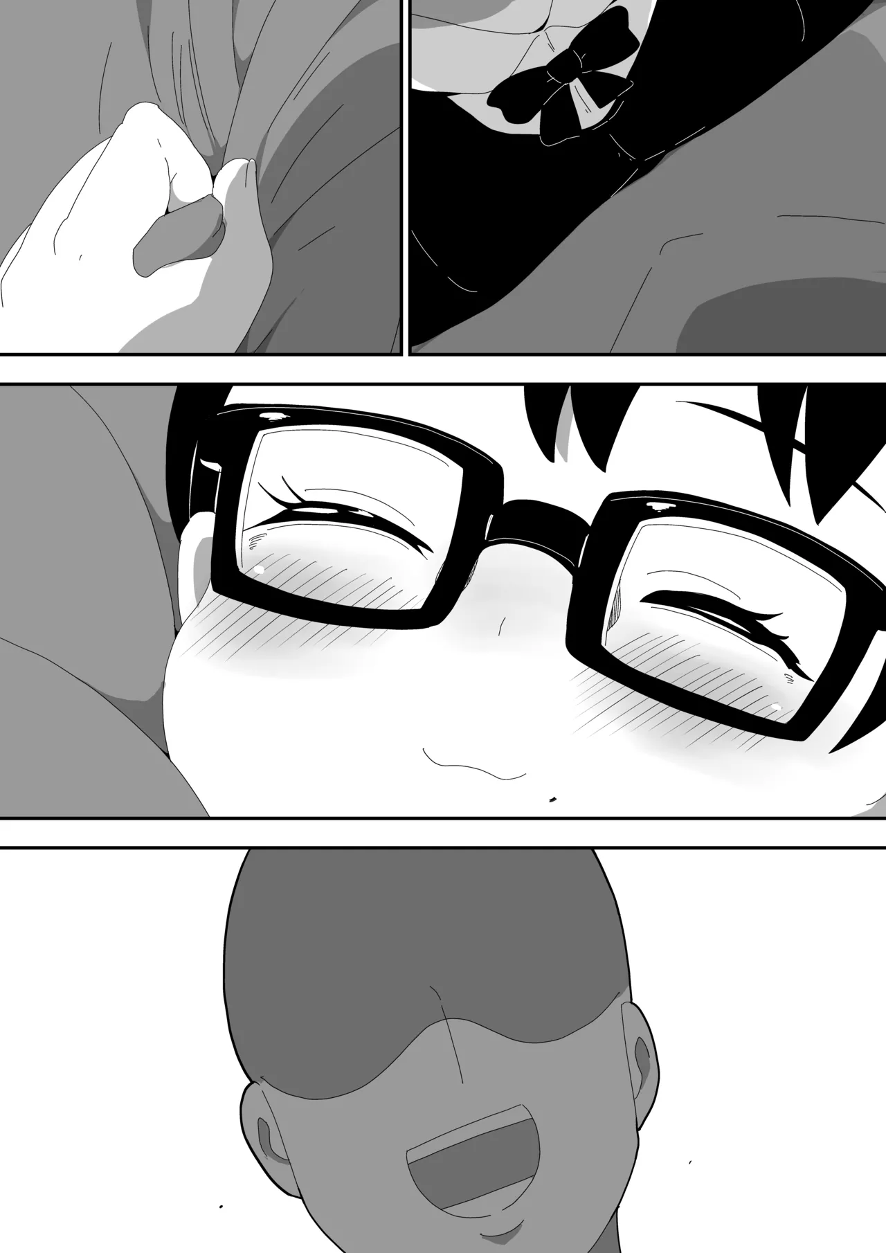 Jimi Otaku Megane-chan to Icha Love H  3 page 132 original parody - kissing glasses hentai manga - read online free