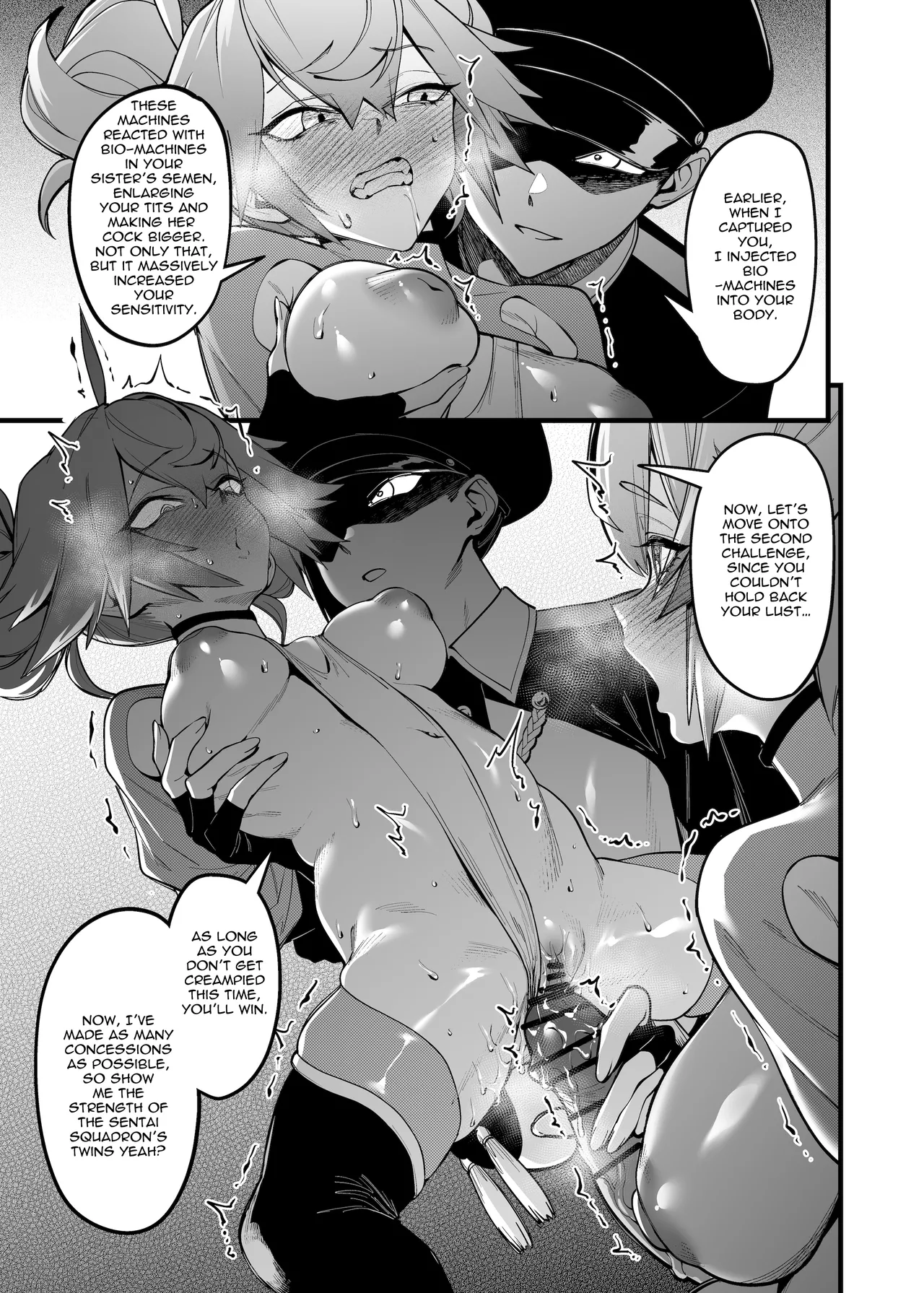 Otonari no Futago wa Yami Soshiki ni Nikutai Kaizou Sareta Moto Seigi Sentai Member Deshita | The Twins Next Door were Former Super Sentai Members who had their Bodies Remodelled page 14 original parody - nakadashi beauty mark hentai manga - read online free