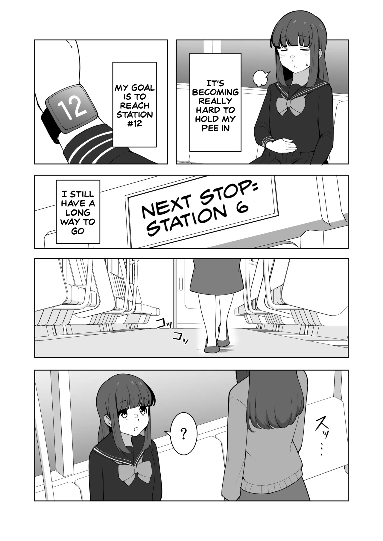 Gaman Ressha ni Nottemita! page 27 original parody - females only schoolgirl uniform hentai manga - read online free