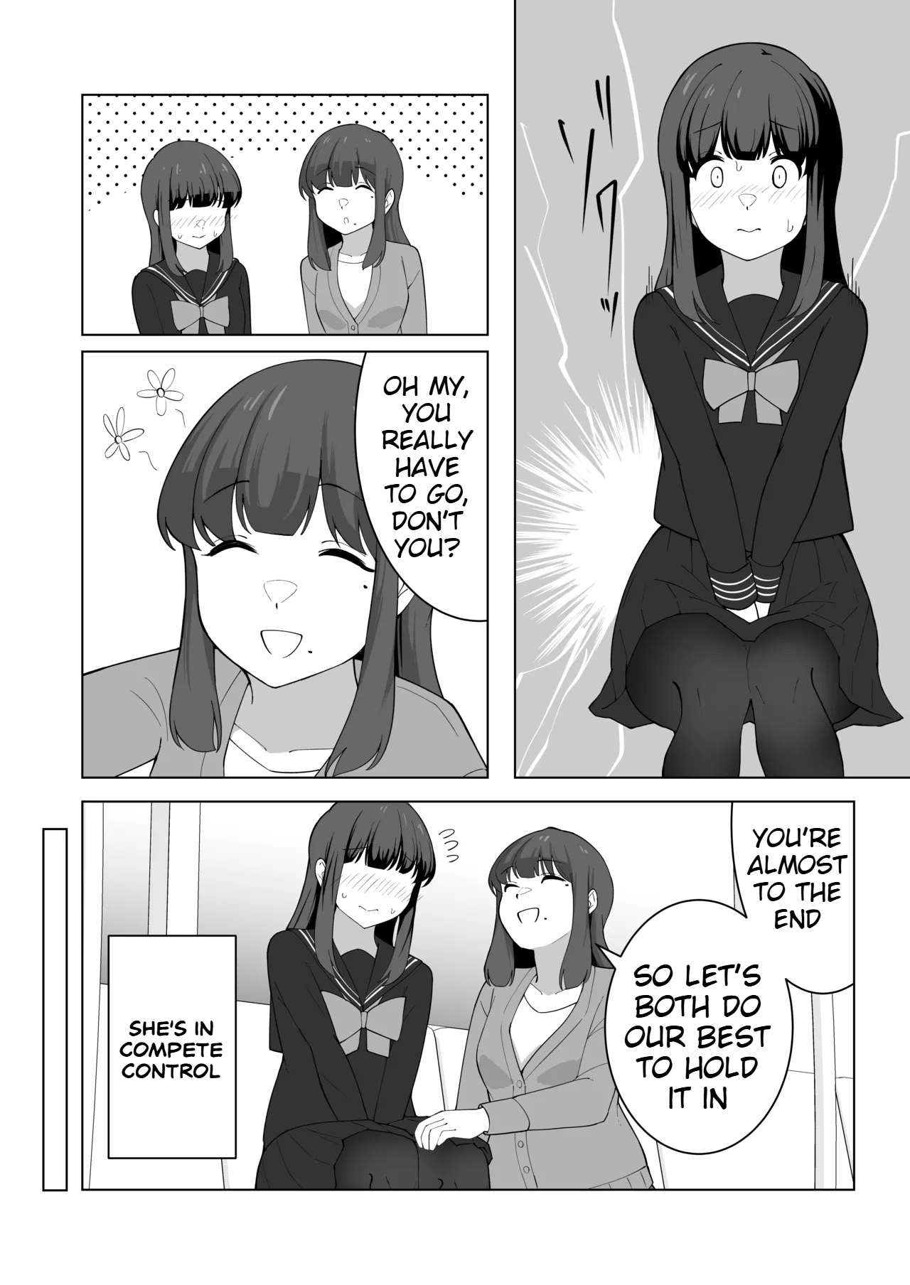 Gaman Ressha ni Nottemita! page 37 original parody - females only schoolgirl uniform hentai manga - read online free