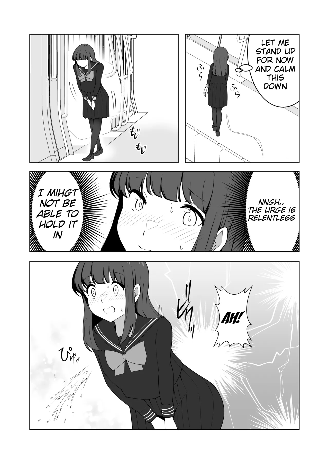 Gaman Ressha ni Nottemita! page 49 original parody - females only schoolgirl uniform hentai manga - read online free