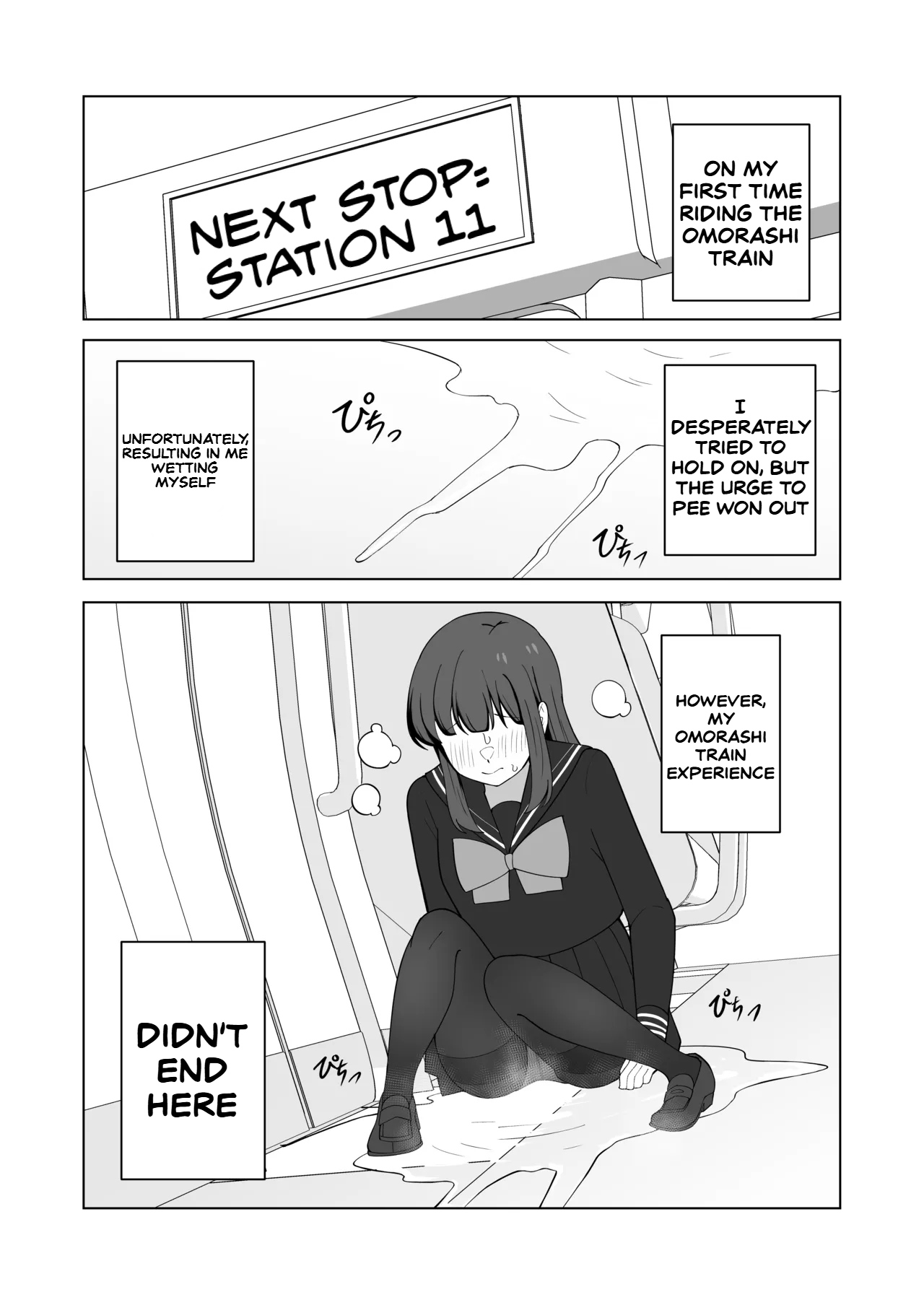 Gaman Ressha ni Nottemita! page 55 original parody - females only schoolgirl uniform hentai manga - read online free