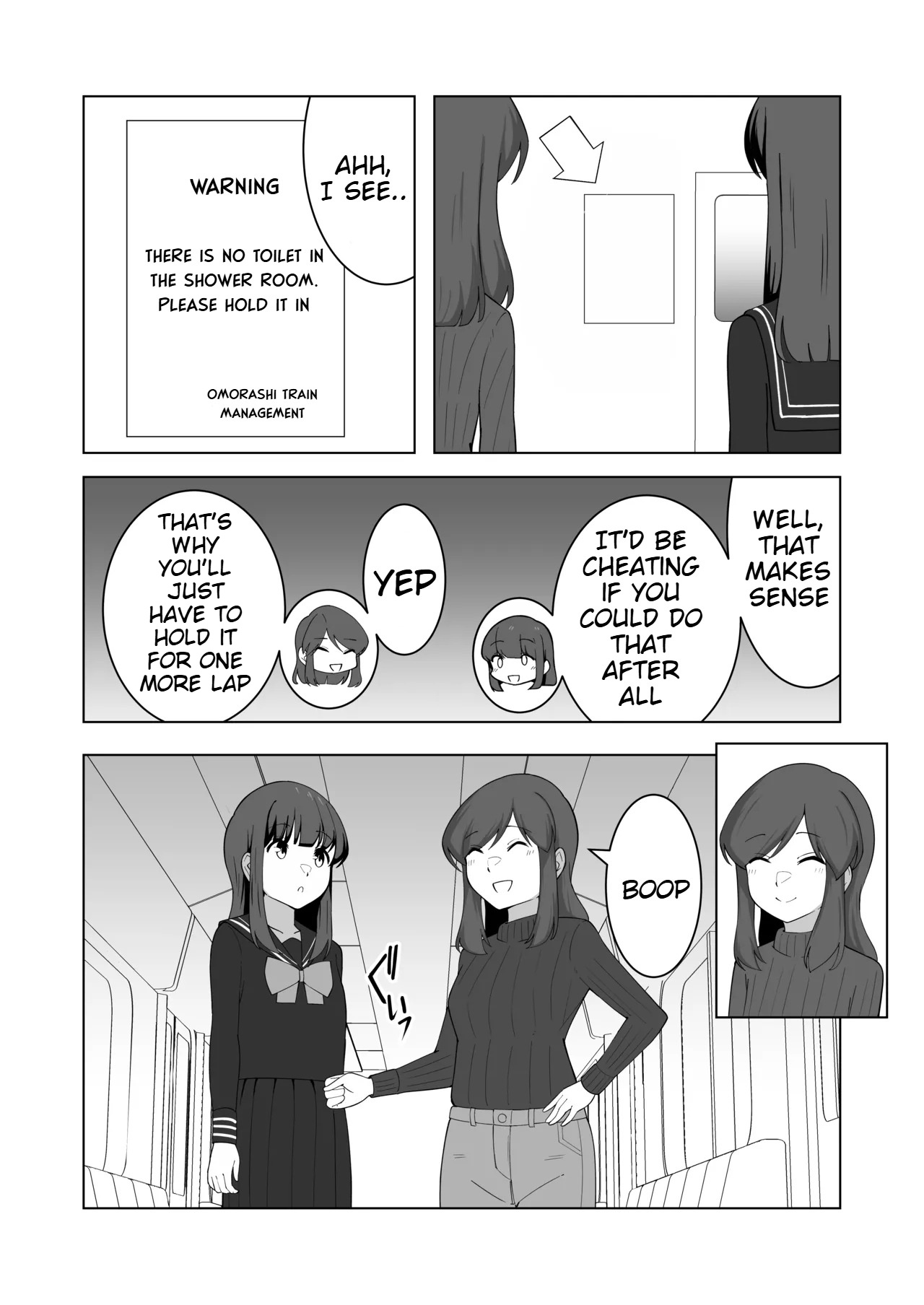 Gaman Ressha ni Nottemita! page 63 original parody - females only no penetration hentai manga - read online free