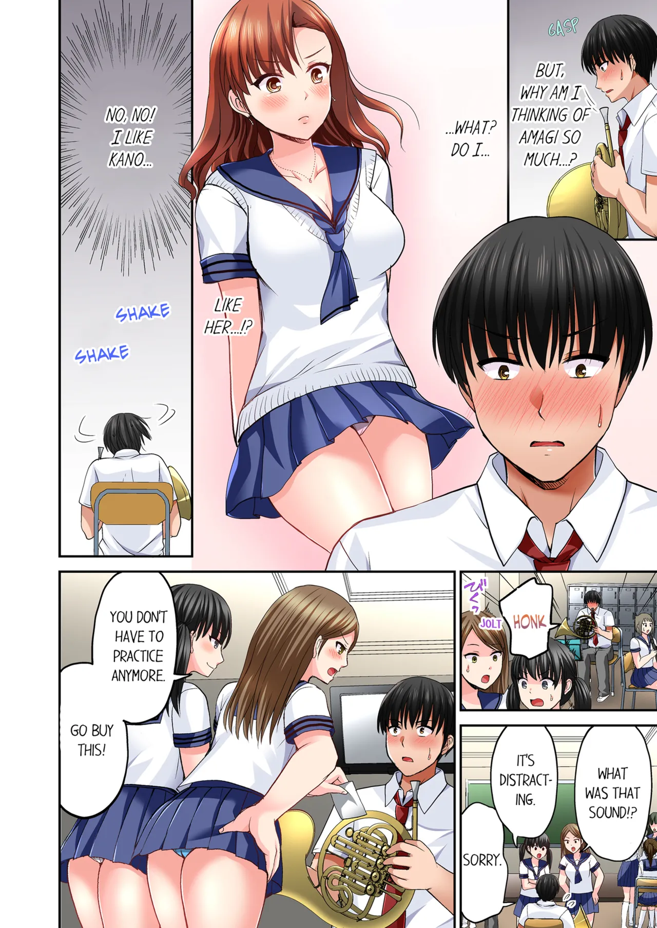 Pashiri no Shita Teku, Yabaitte... ~ Ebi Sori Iki Suru Namaiki Gyaru | Bullied Boy's Tongue Revenge Vol.1-4 page 149 - kissing virginity hentai manga - read online free