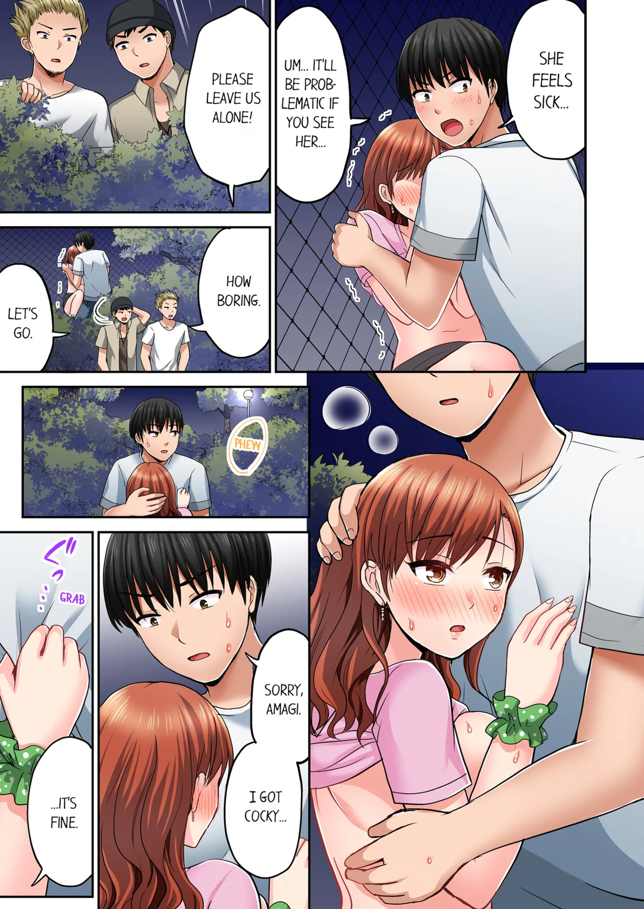 Pashiri no Shita Teku, Yabaitte... ~ Ebi Sori Iki Suru Namaiki Gyaru | Bullied Boy's Tongue Revenge Vol.1-4 page 216 - kissing virginity hentai manga - read online free