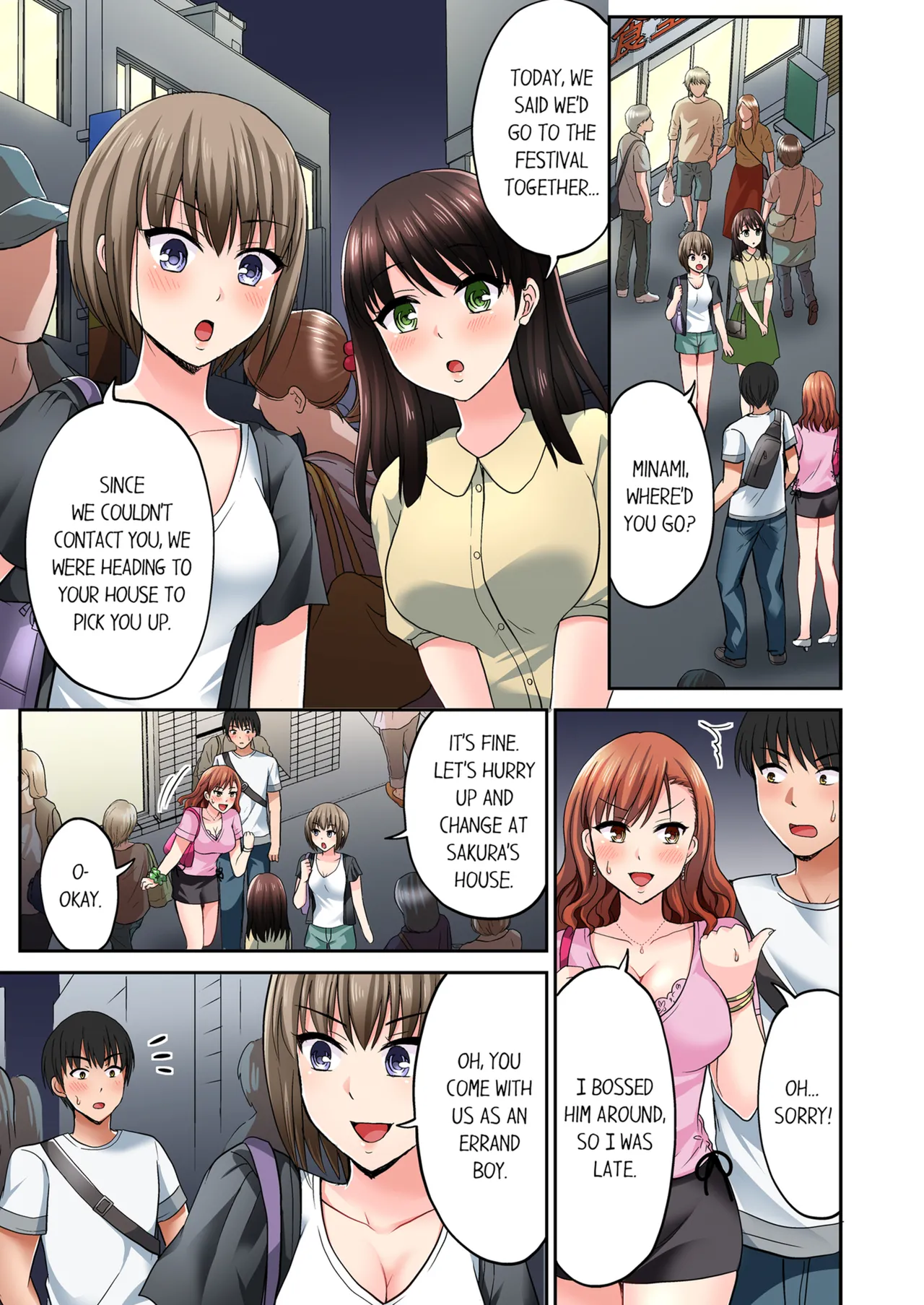 Pashiri no Shita Teku, Yabaitte... ~ Ebi Sori Iki Suru Namaiki Gyaru | Bullied Boy's Tongue Revenge Vol.1-4 page 221 - sole male full color hentai manga - read online free