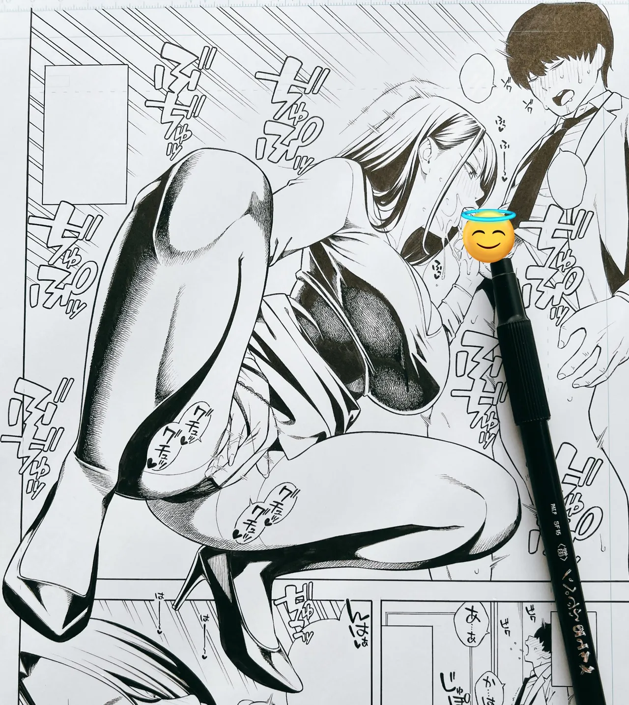 Bitch Gal Sanshimal Harem Sakusei 1-3 page 134 - handjob virginity hentai manga - read online free