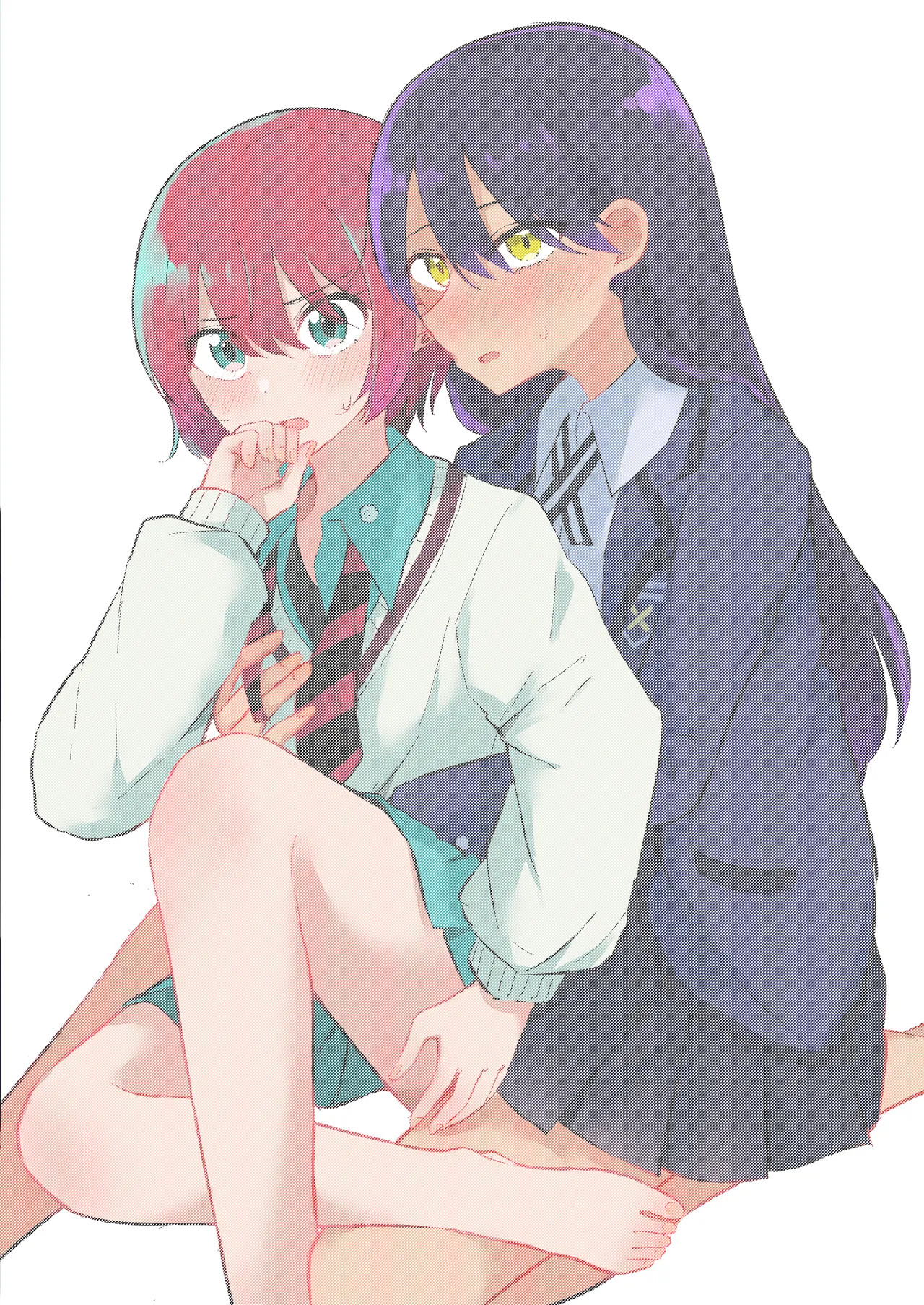 Amate-san no Yuzuriha o Sakasete page 40 featuring amate yuzuriha mobile suit gundam gquuuuuux parody - yuri kissing hentai manga - read online free