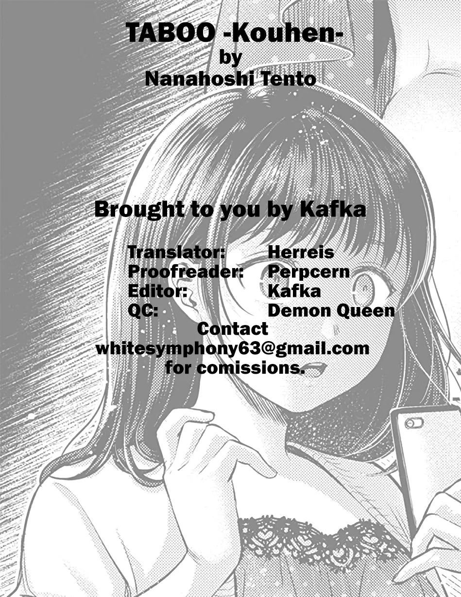 [Nanahoshi Tento] TABOO -Kanzenhan-｜TABOO -Complete Version- [English] [Kafka + Hennojin, Nishimaru] page 112 - sole male nakadashi hentai manga - read online free