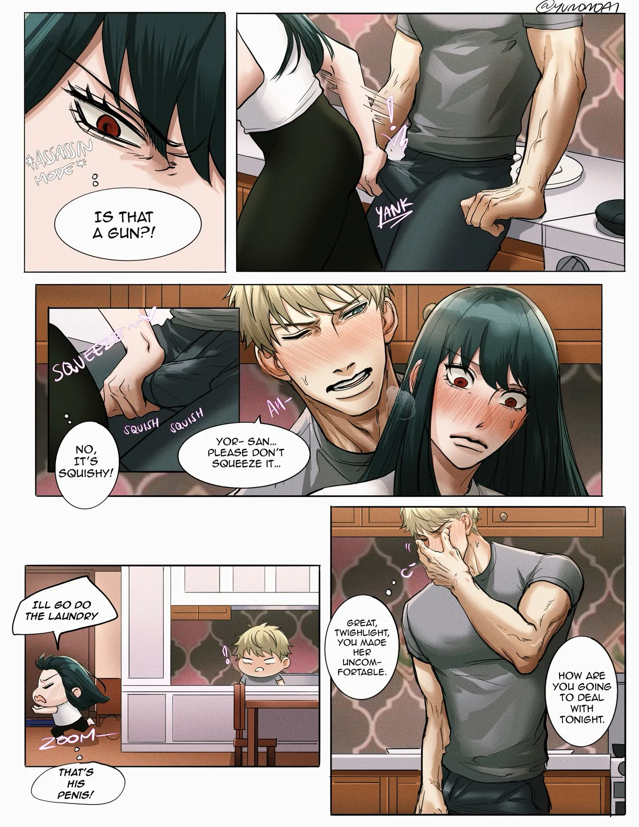 Yor & Loid page 22 featuring yor forger spy x family parody - sole female sole male hentai manga - read online free