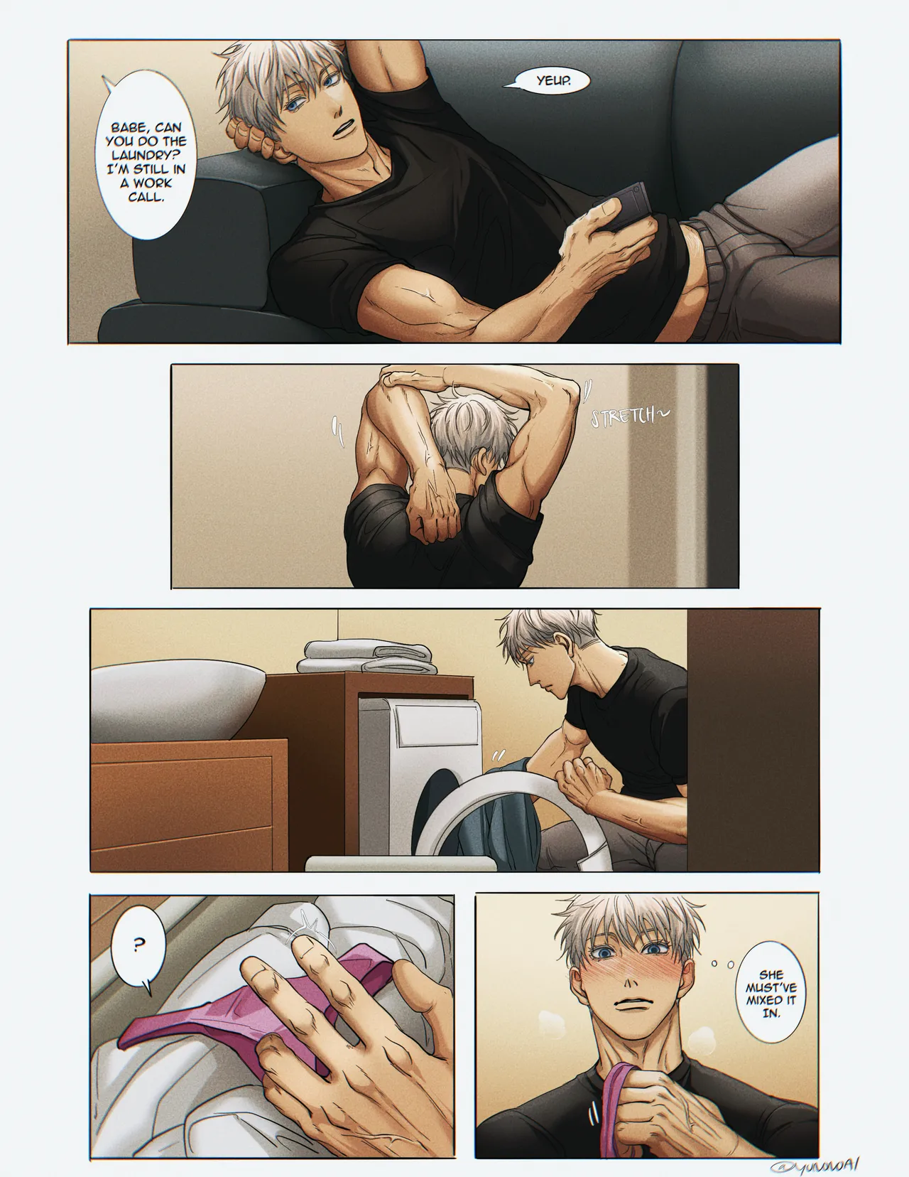 Gojo comics page 11 featuring satoru gojo jujutsu kaisen parody - uncensored masturbation hentai manga - read online free