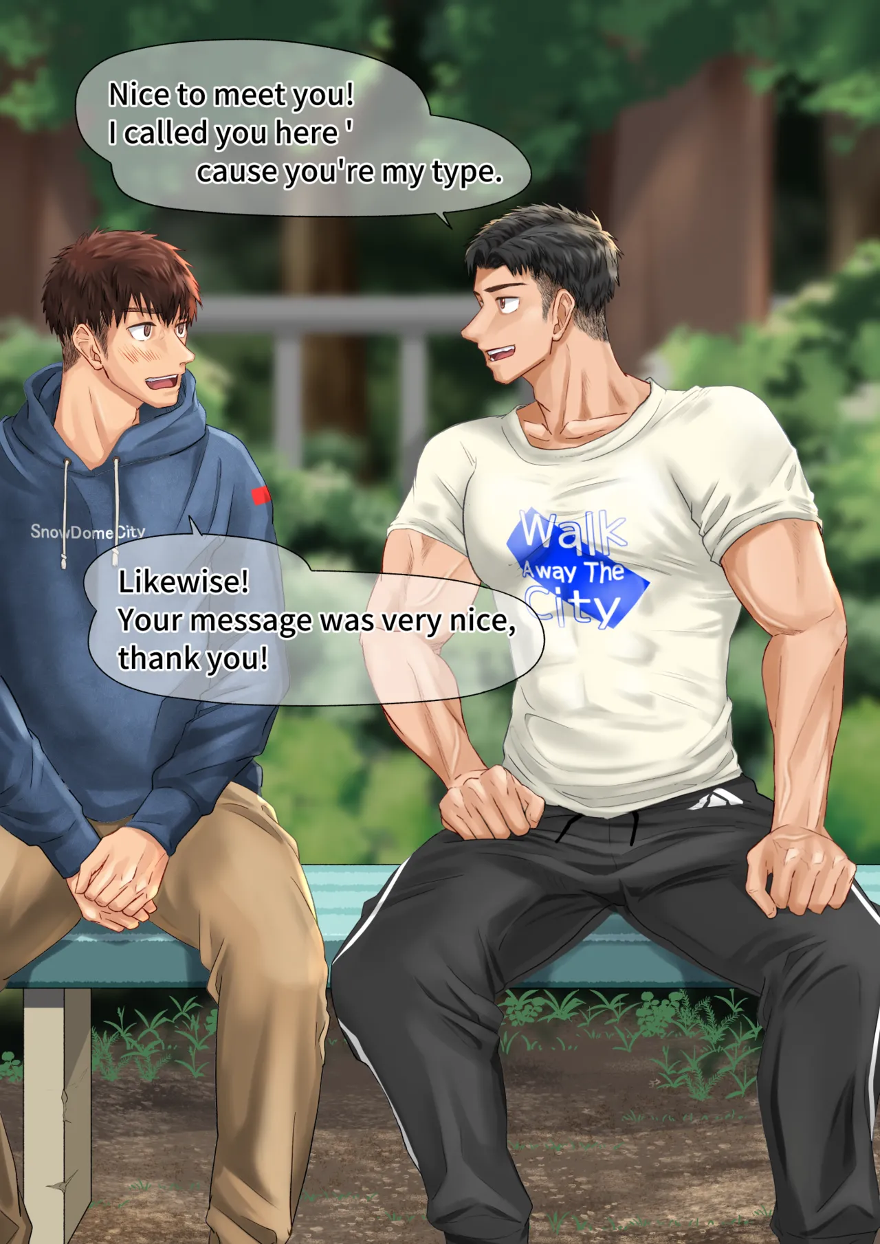 [motyaki] アプリでヤリ捨て(p10.)【ENG】 (Pixiv Fanbox) page 13 original parody - males only yaoi hentai manga - read online free