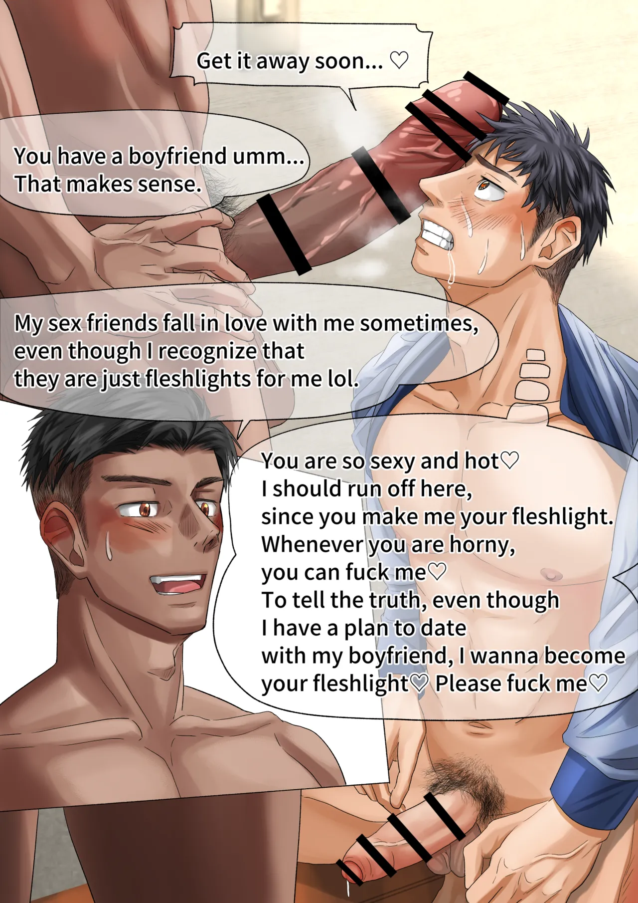 [motyaki] 隣の留学生くんのオナホに堕ちる(p10.)【ENG】 (Pixiv Fanbox) page 15 original parody - yaoi males only hentai manga - read online free