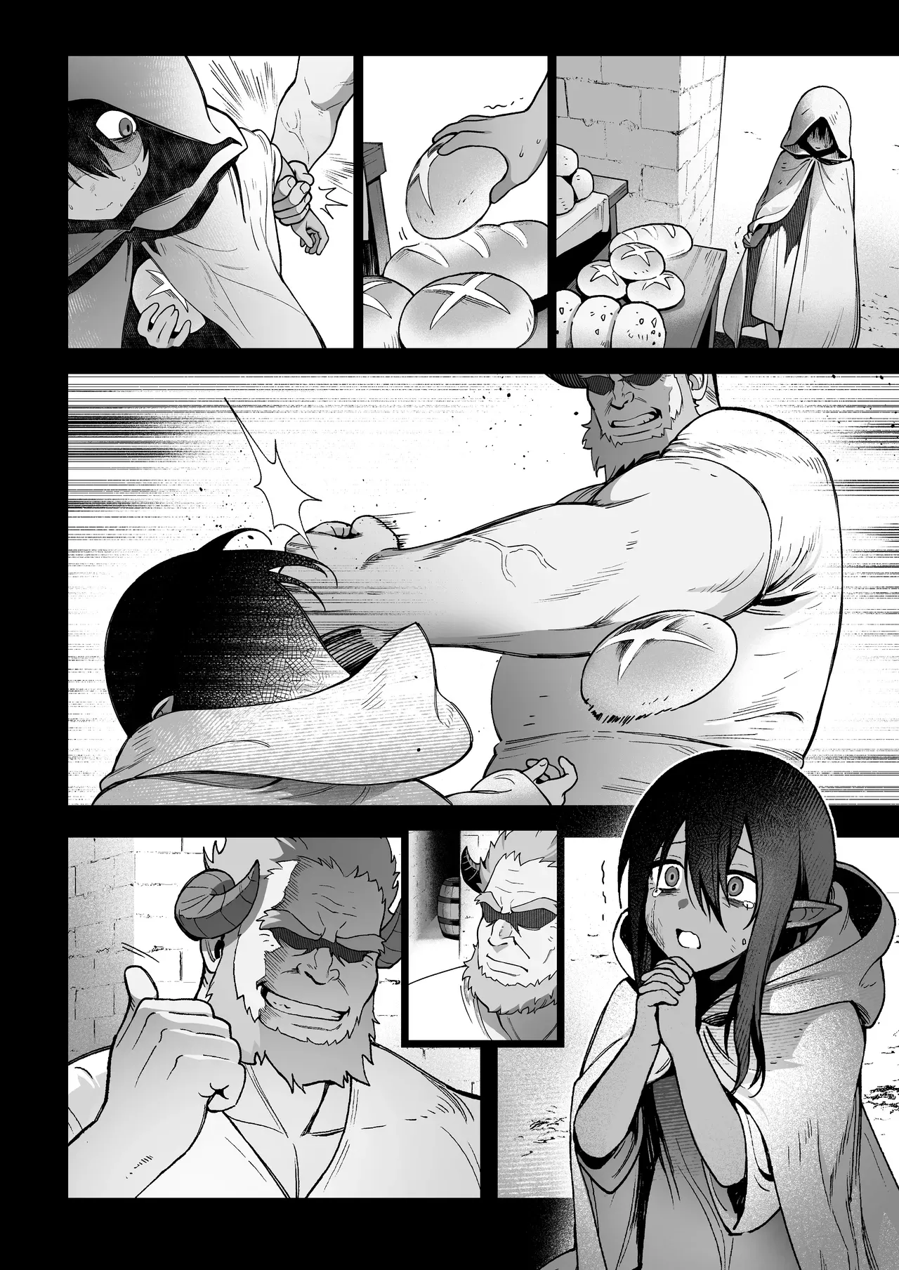 [(Sencha Bashira, Mugicha Bashira)] Fairy Brothel (Volume 1): The Virgin Orc Assigned To The Dark Skinned Elf [English] [Ertuwoop Scan Translation] page 28 original parody - sole female sole male hentai manga - read online free