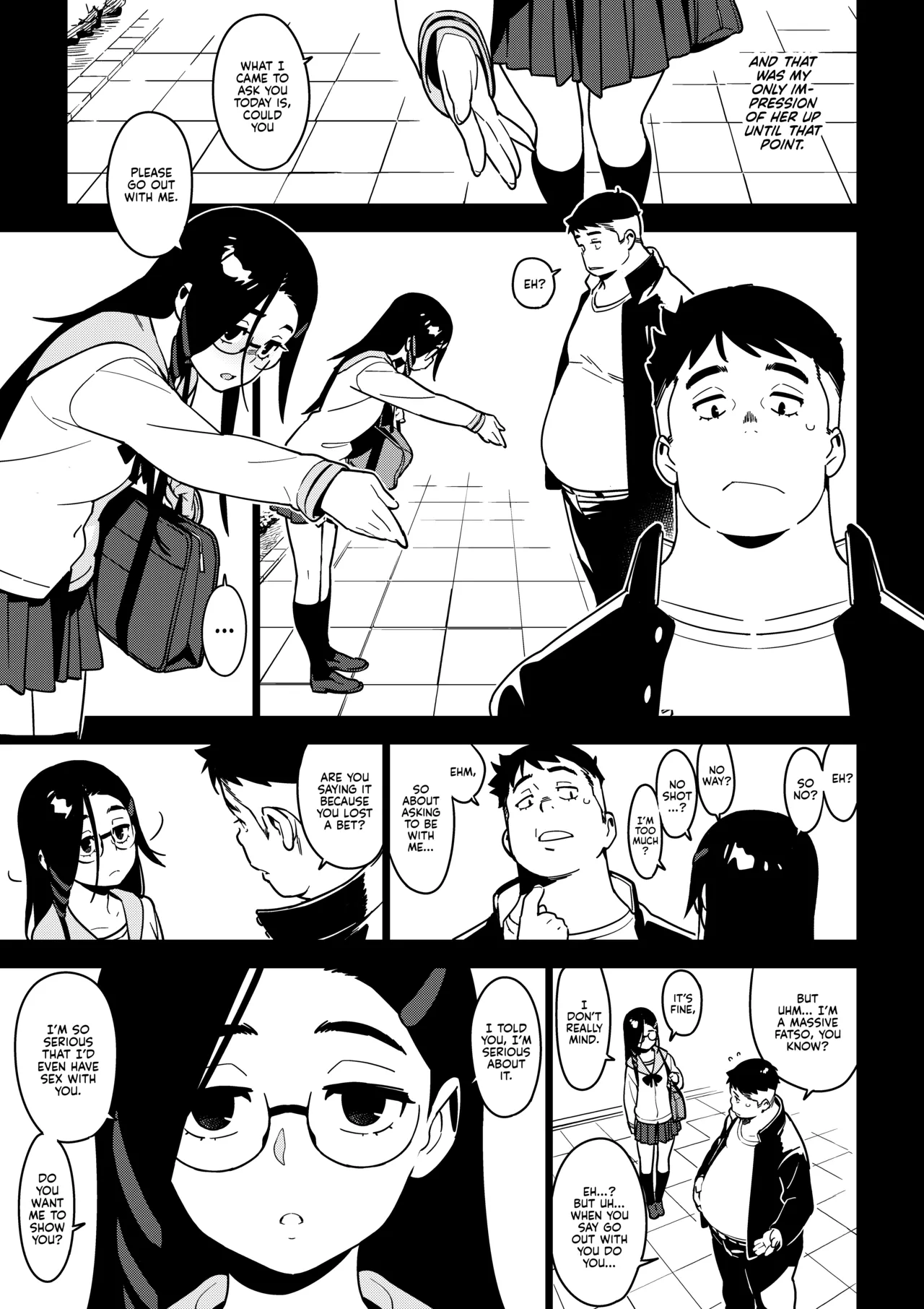 Saori page 14 original parody - kissing glasses hentai manga - read online free