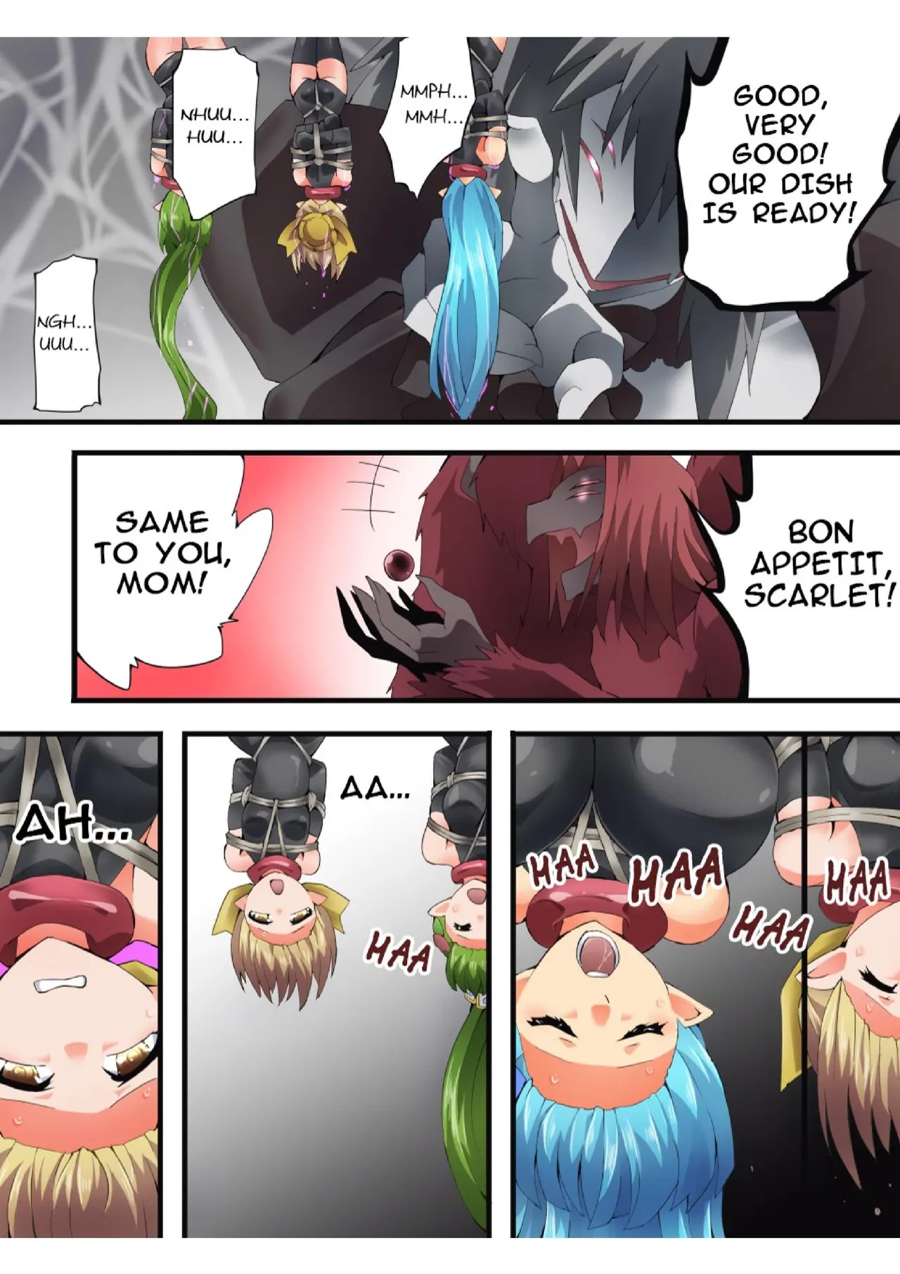 Yousei Kishi Fairy Bloom Ch. 8 page 28 original parody - gag bondage hentai manga - read online free