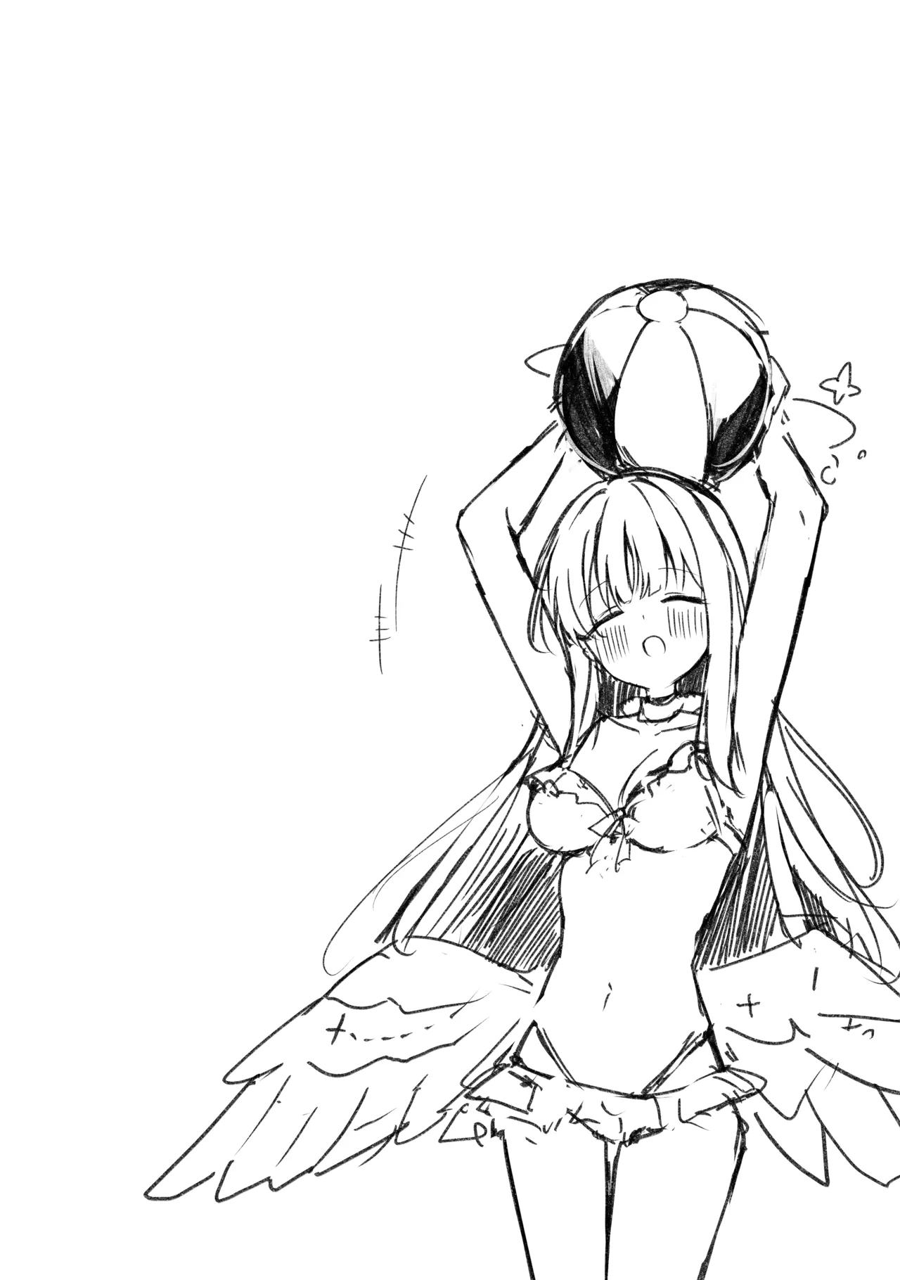 Sorairo Encore page 250 featuring mari iochi blue archive parody - kemonomimi very long hair hentai manga - read online free