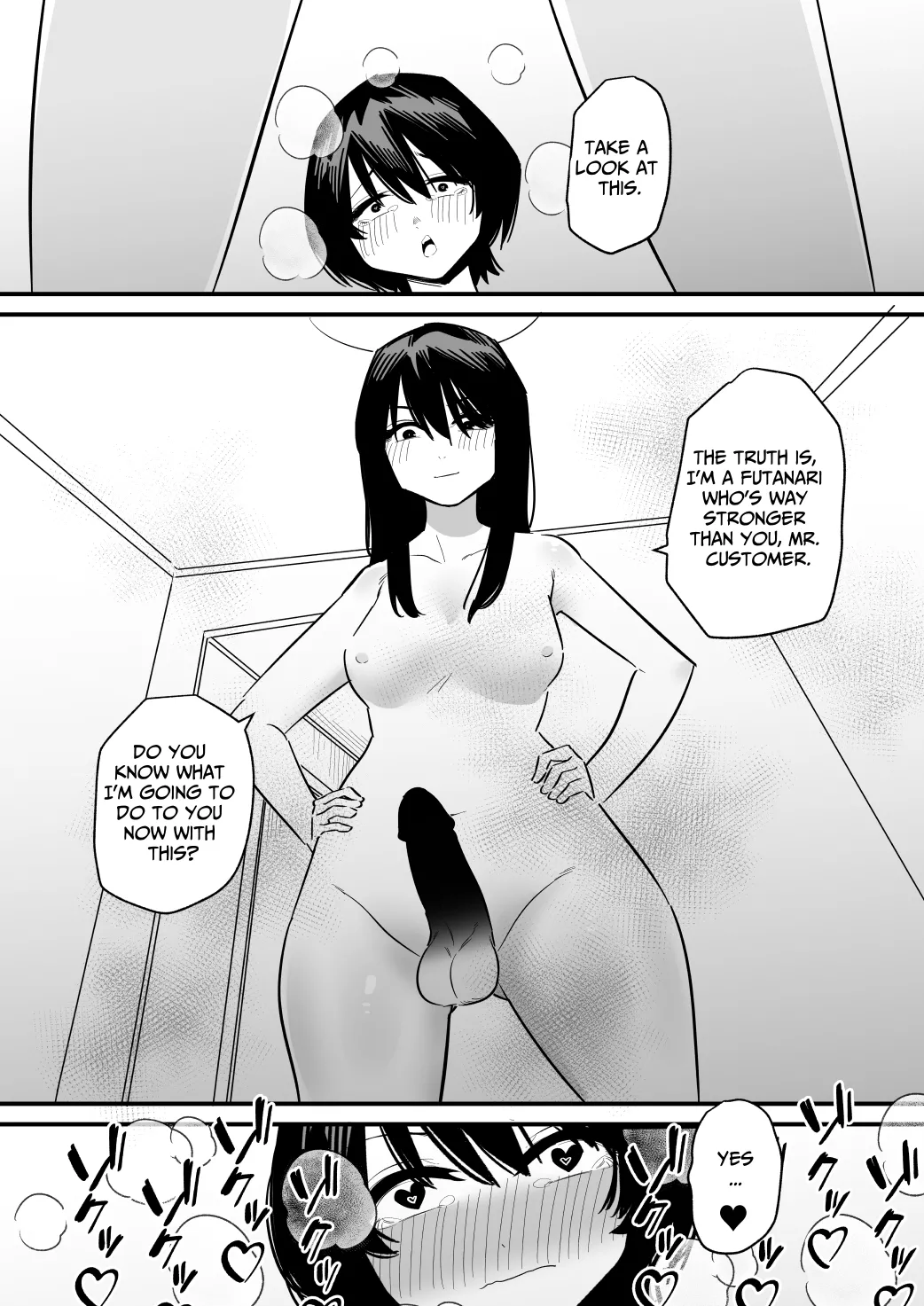 Beta Male Is Dominated By A Chastity Belt page 17 - sole male femdom hentai manga - read online free