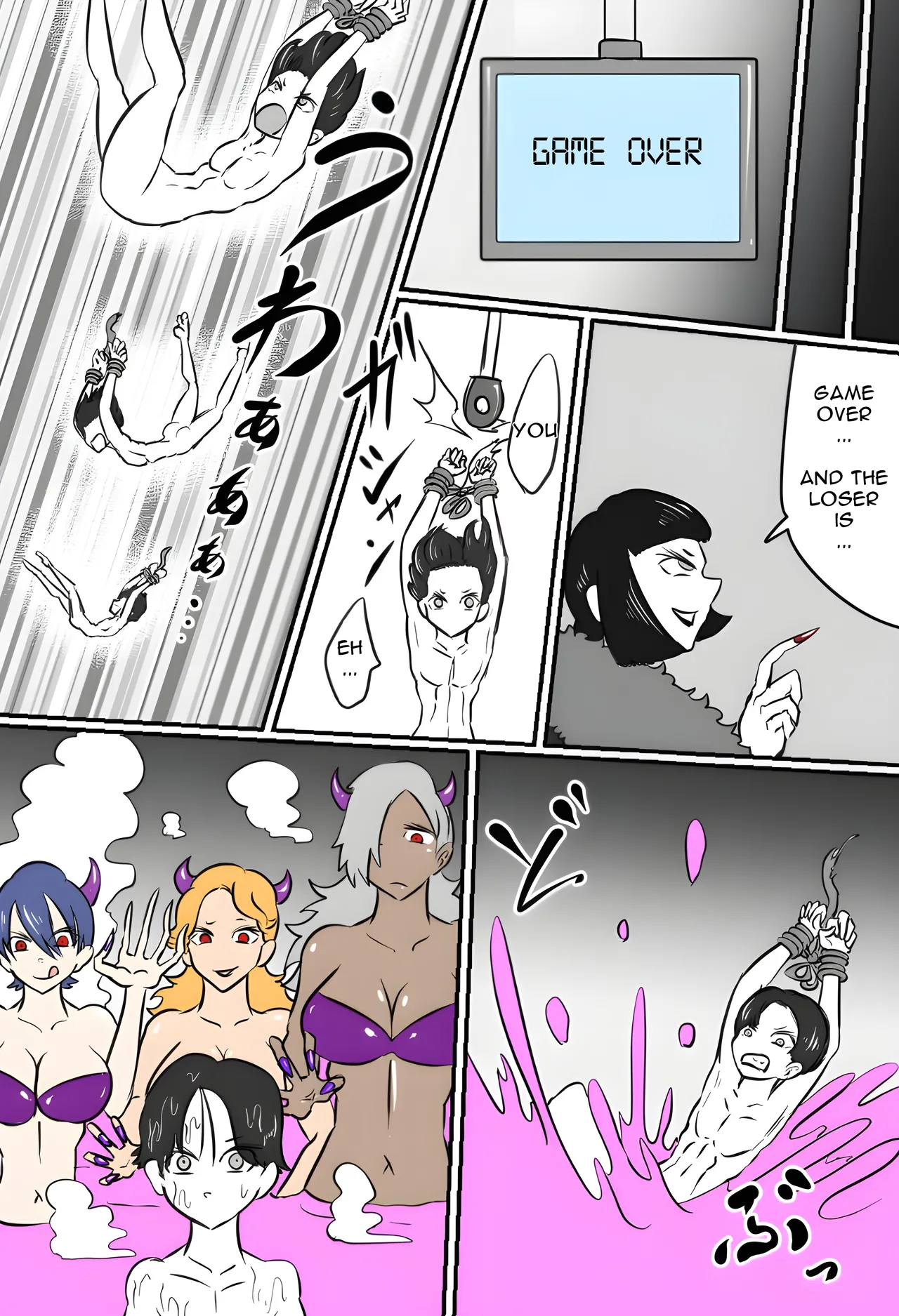Tickling Dark Casino page 13 original parody - handjob sweating hentai manga - read online free