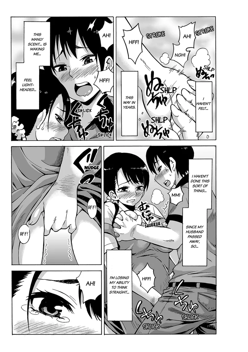 Anata, Hoka no Otoko ni Dakareru Watashi wo Yurushite - Ninenburi no Modaeru Miboujin | Forgive Me For Sleeping With Another Man, Darling— A Widow in Ecstasy for the First Time in Two Years 1 page 27 - handjob milf hentai manga - read online free