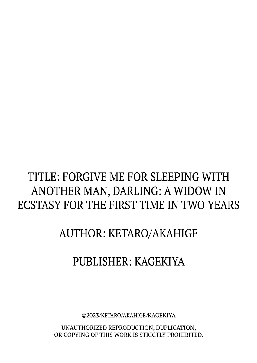 Anata, Hoka no Otoko ni Dakareru Watashi wo Yurushite - Ninenburi no Modaeru Miboujin | Forgive Me For Sleeping With Another Man, Darling— A Widow in Ecstasy for the First Time in Two Years 1 page 32 - handjob milf hentai manga - read online free