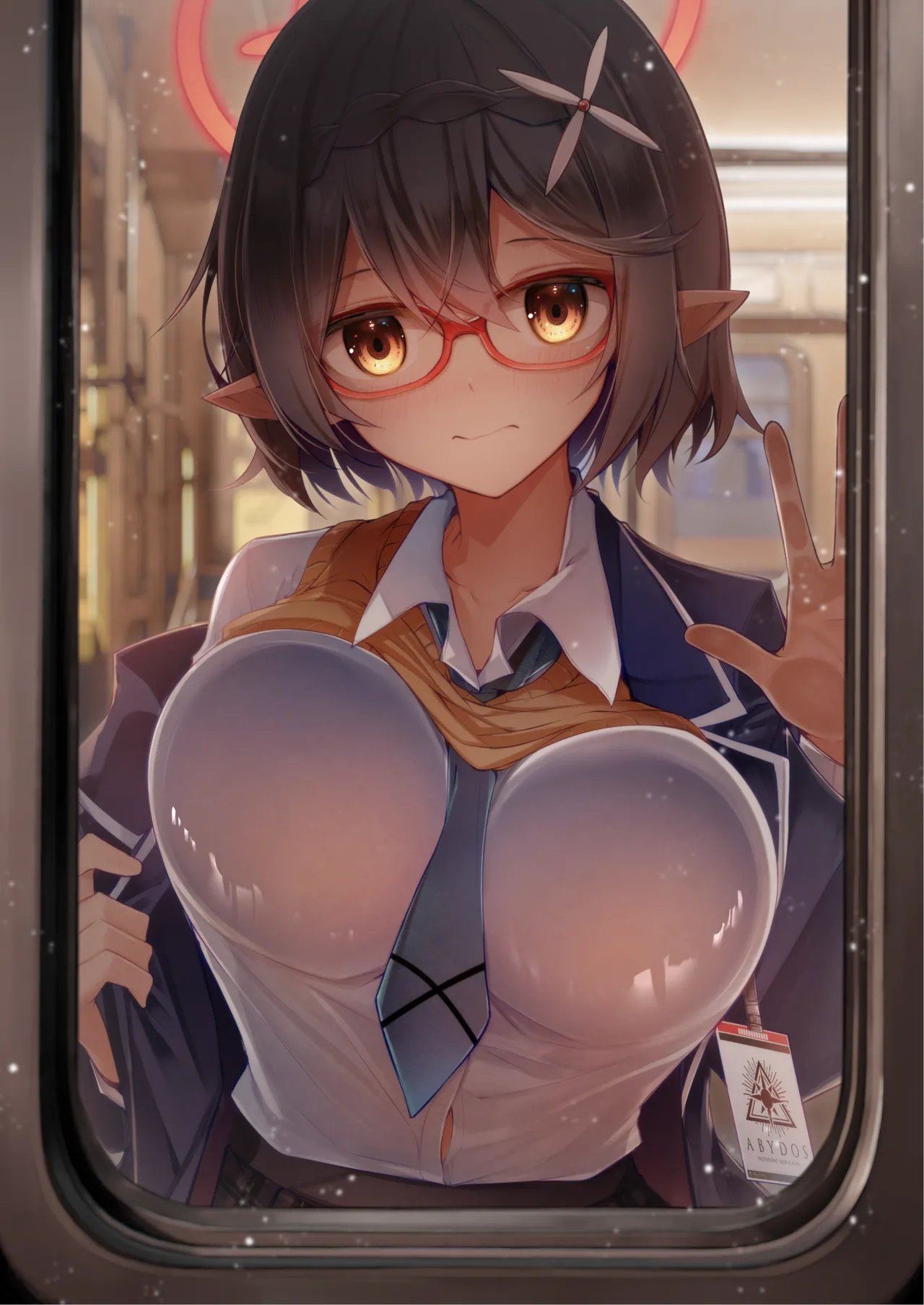 Warui Ko 5 | 坏孩子5 page 26 featuring ayane okusora blue archive parody - swimsuit glasses hentai manga - read online free