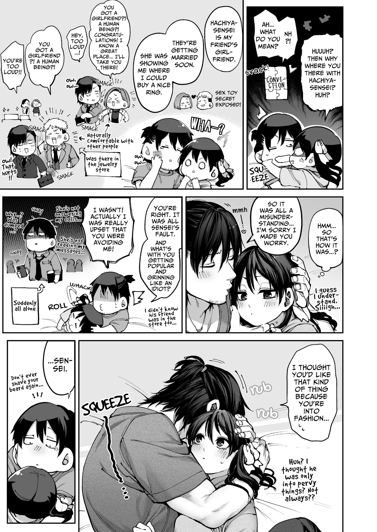 [Koutetsu Shabon Dama (Tamabon)] Kanojo wa Iranai Hattori Sensei! ~Koi wa Mendou Nante Itte Honto wa Ai ga Omo Sugiru~ | Mr. Hattori Doesn't Need A Girlfriend! ~he said love was a hassle, but his love is just too heavy~ [English] page 104 original parody - squirting virginity hentai manga - read online free