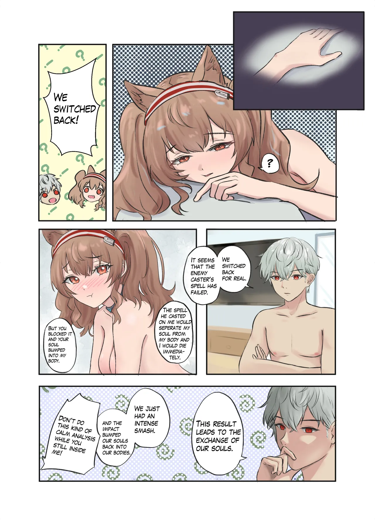 Angelina's body swap accident page 16 featuring angelina ajimu arknights parody - sole female sole male hentai manga - read online free